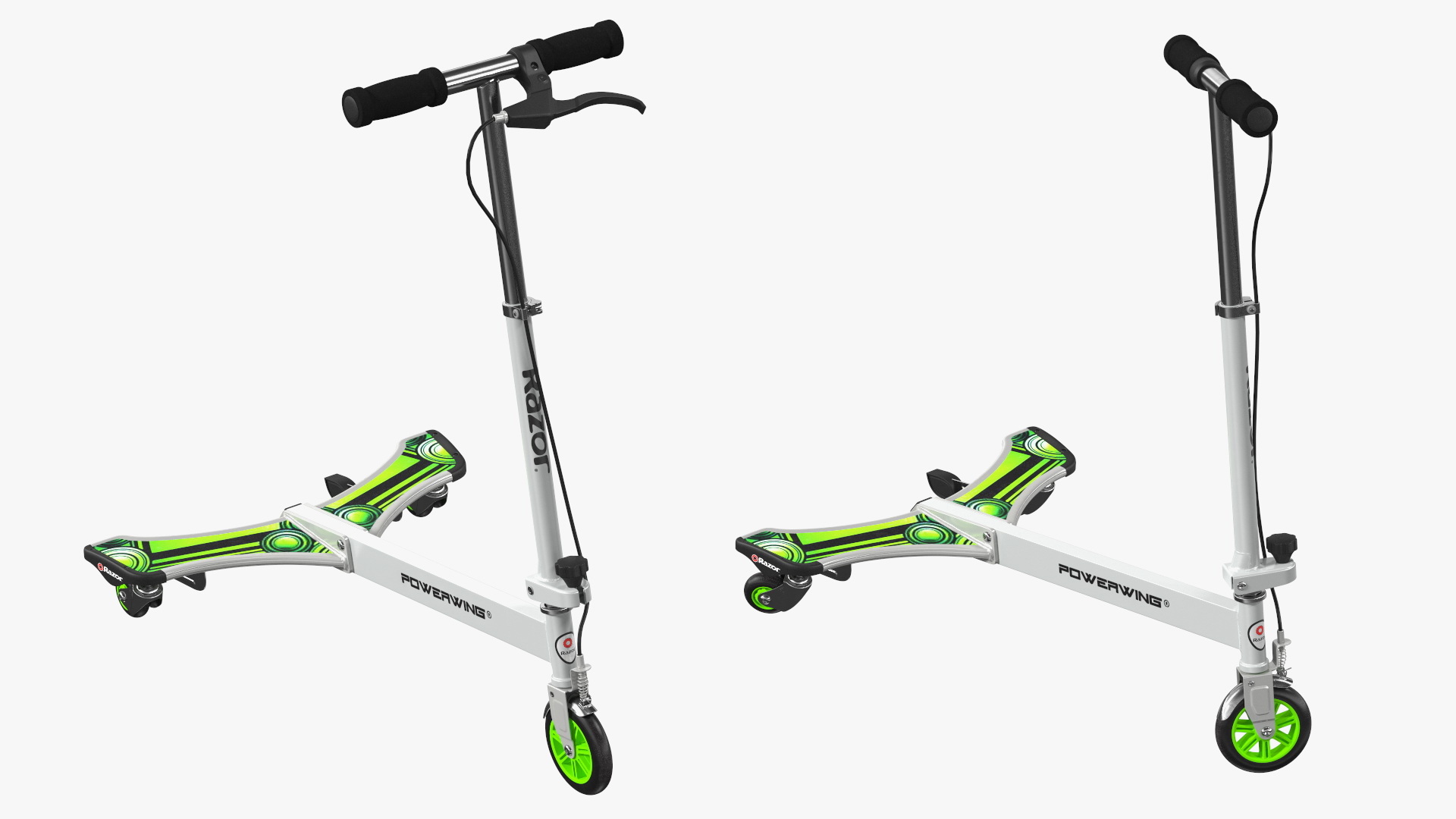 Razor PowerWing DLX Scooter Rigged 3D model