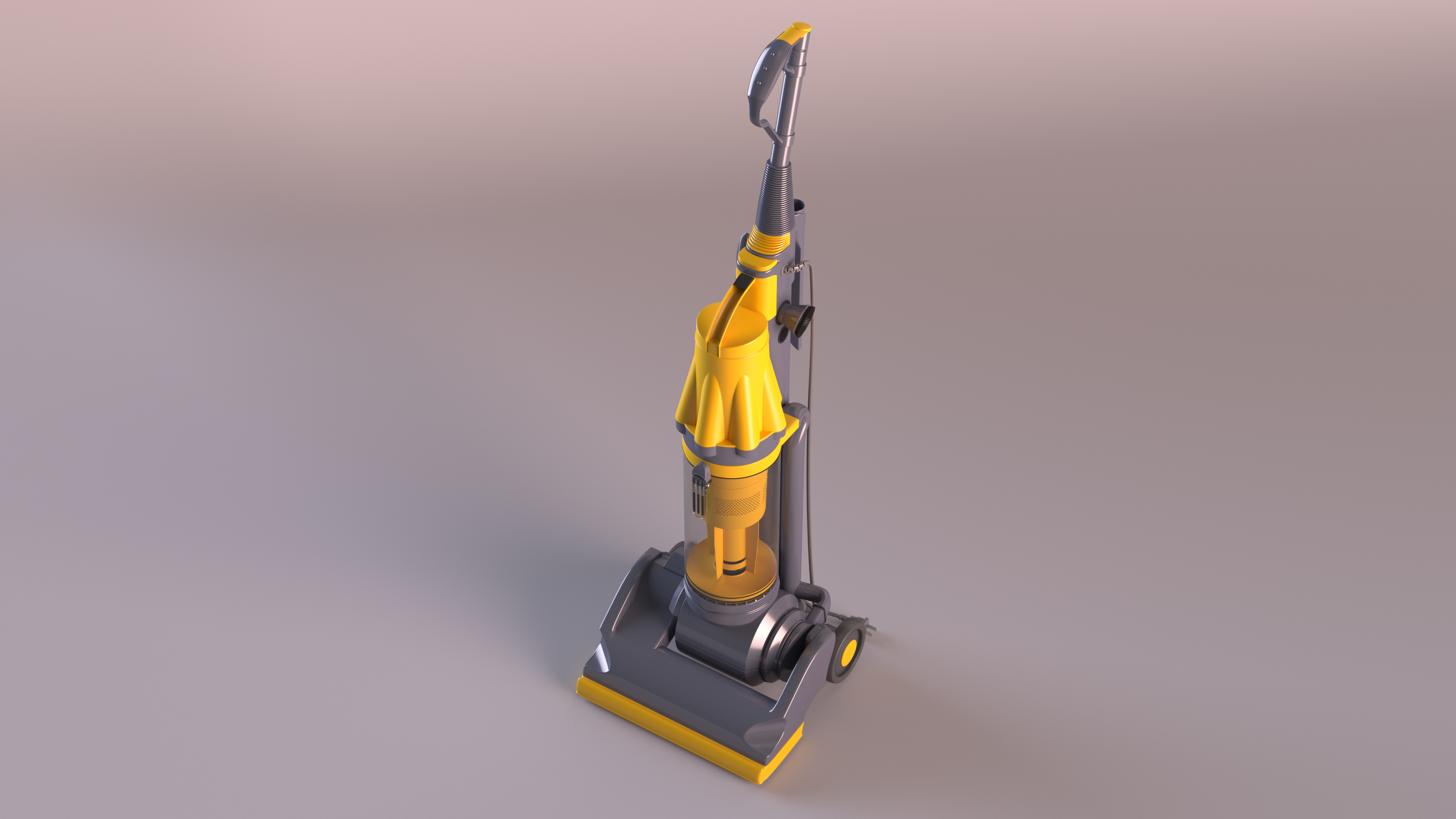 Upright Vacuum Cleaner 3D