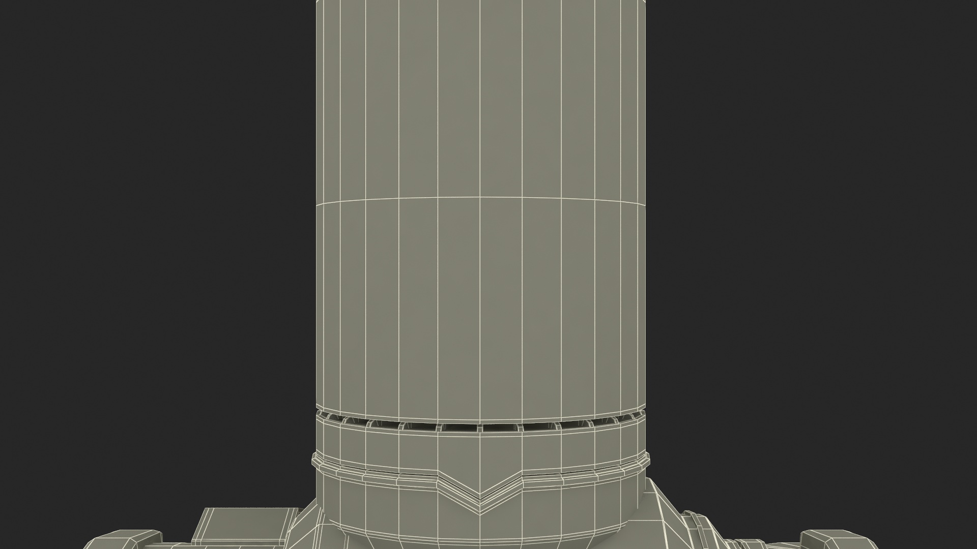 Upright Vacuum Cleaner 3D