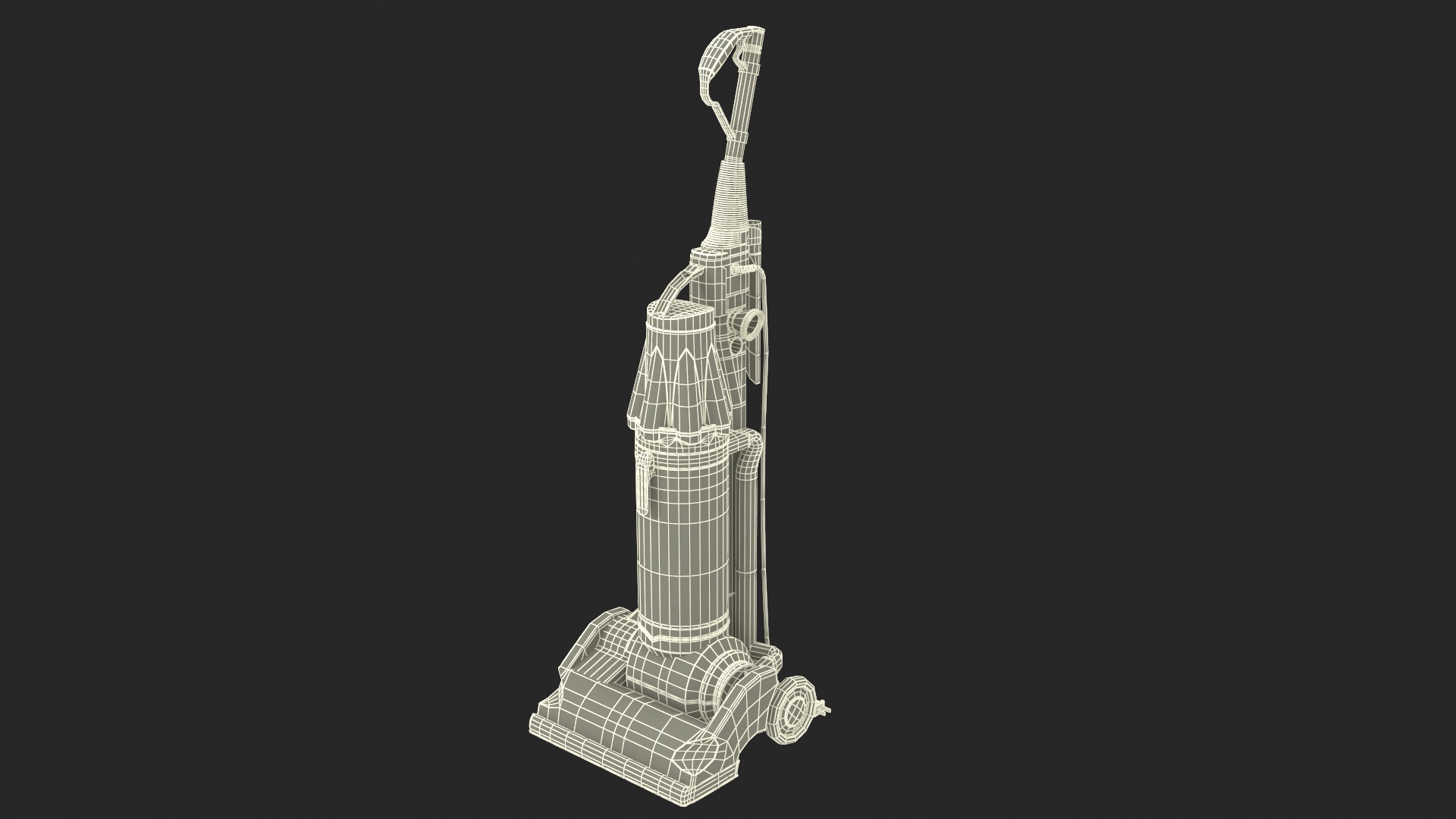 Upright Vacuum Cleaner 3D