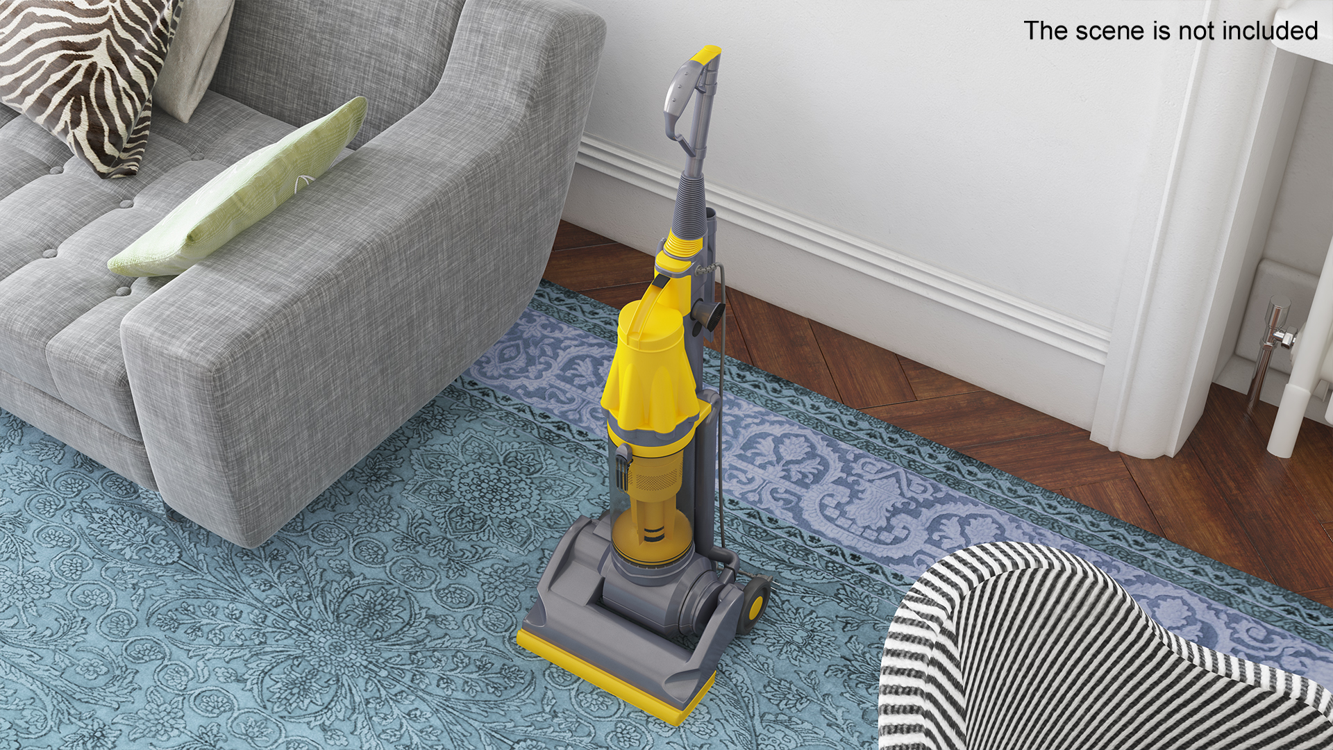 Upright Vacuum Cleaner 3D