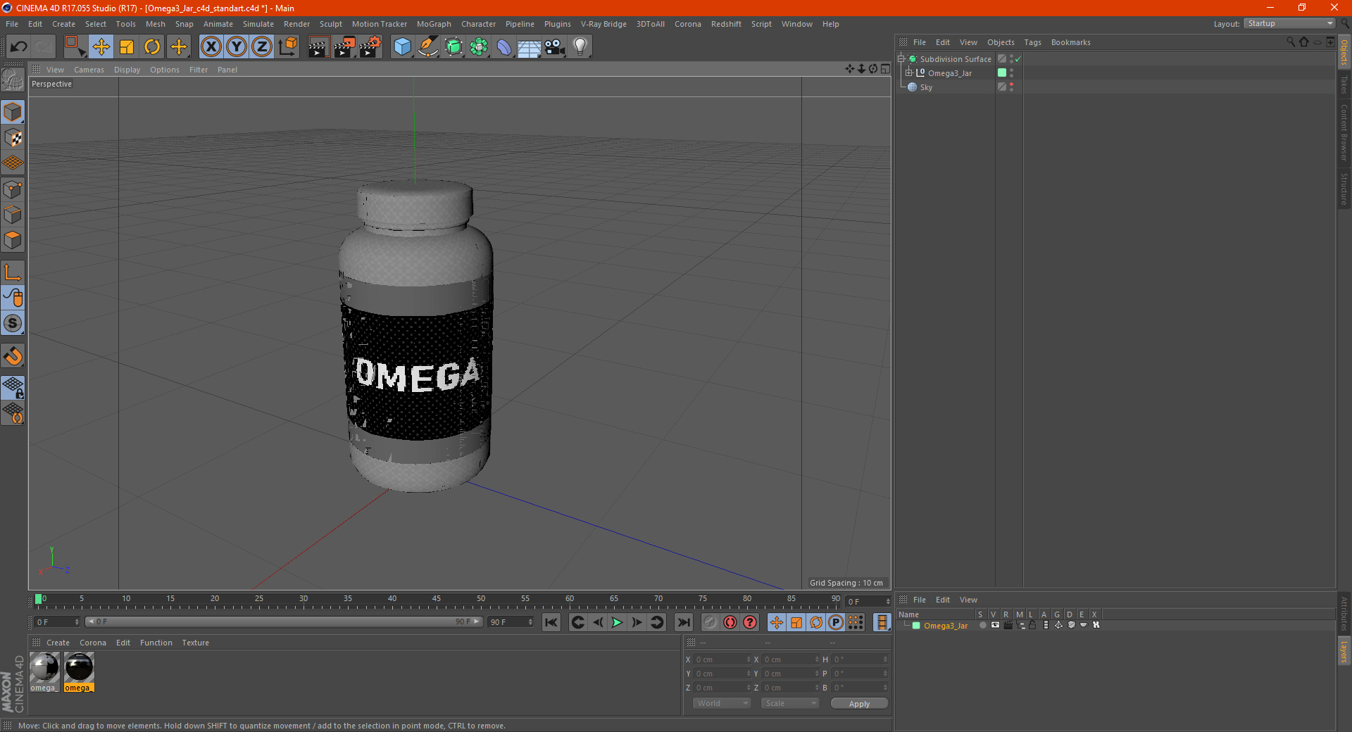 3D model Omega3 Jar