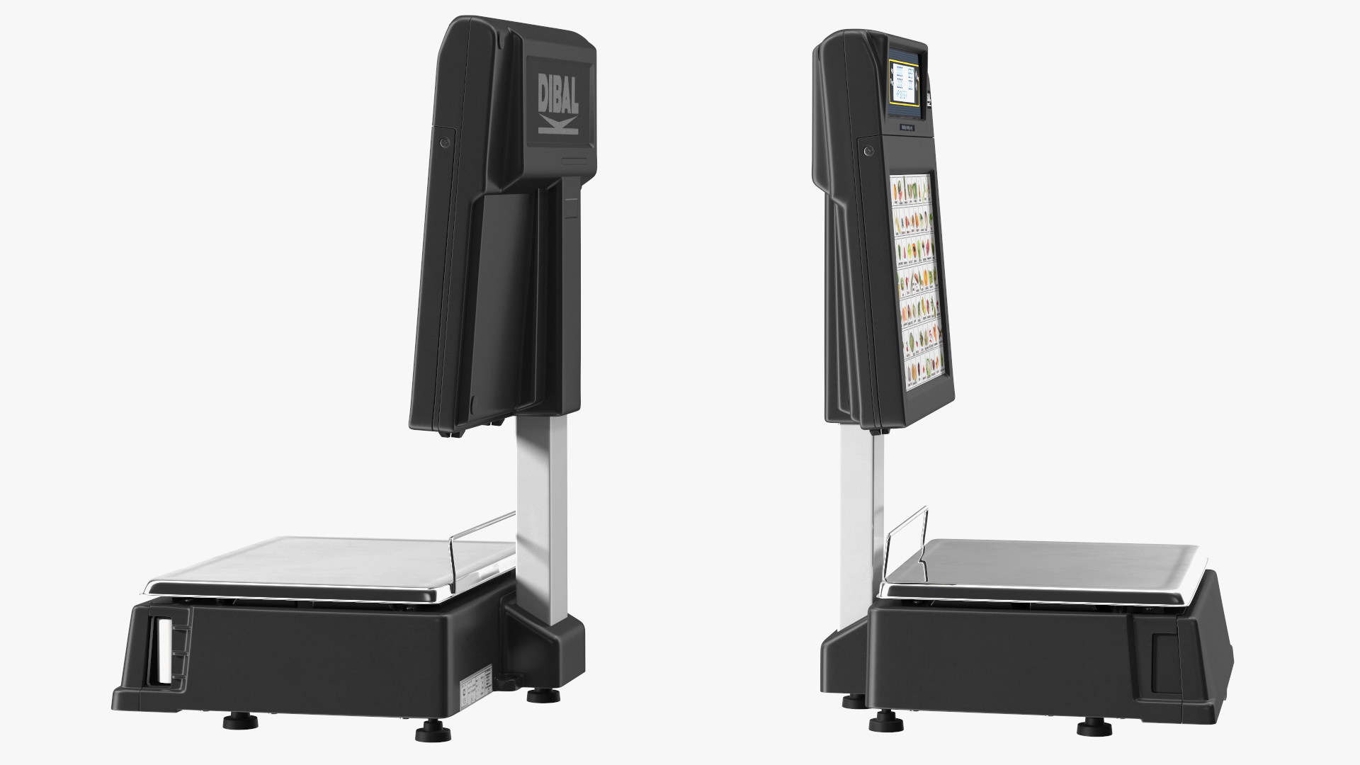 3D model Self-service Scales Tornado with Interactive Scoreboard