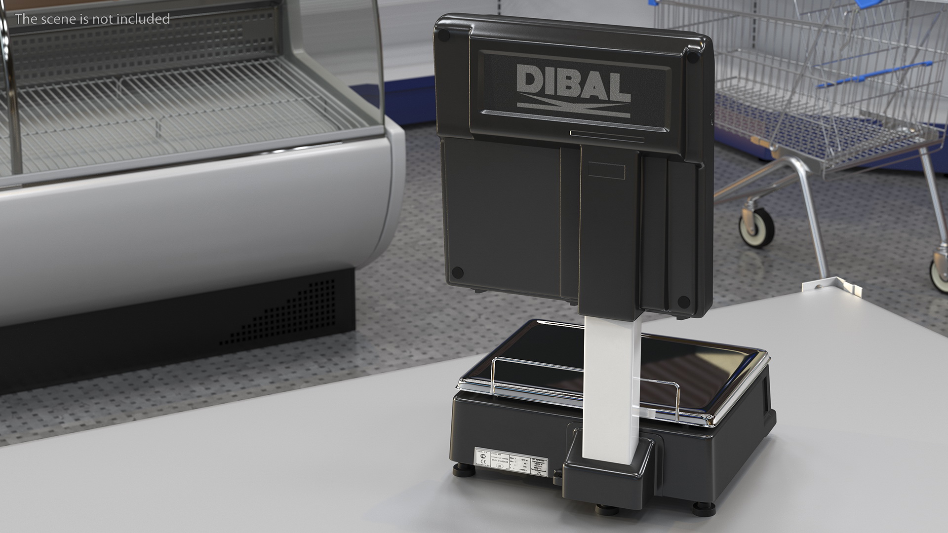 3D model Self-service Scales Tornado with Interactive Scoreboard