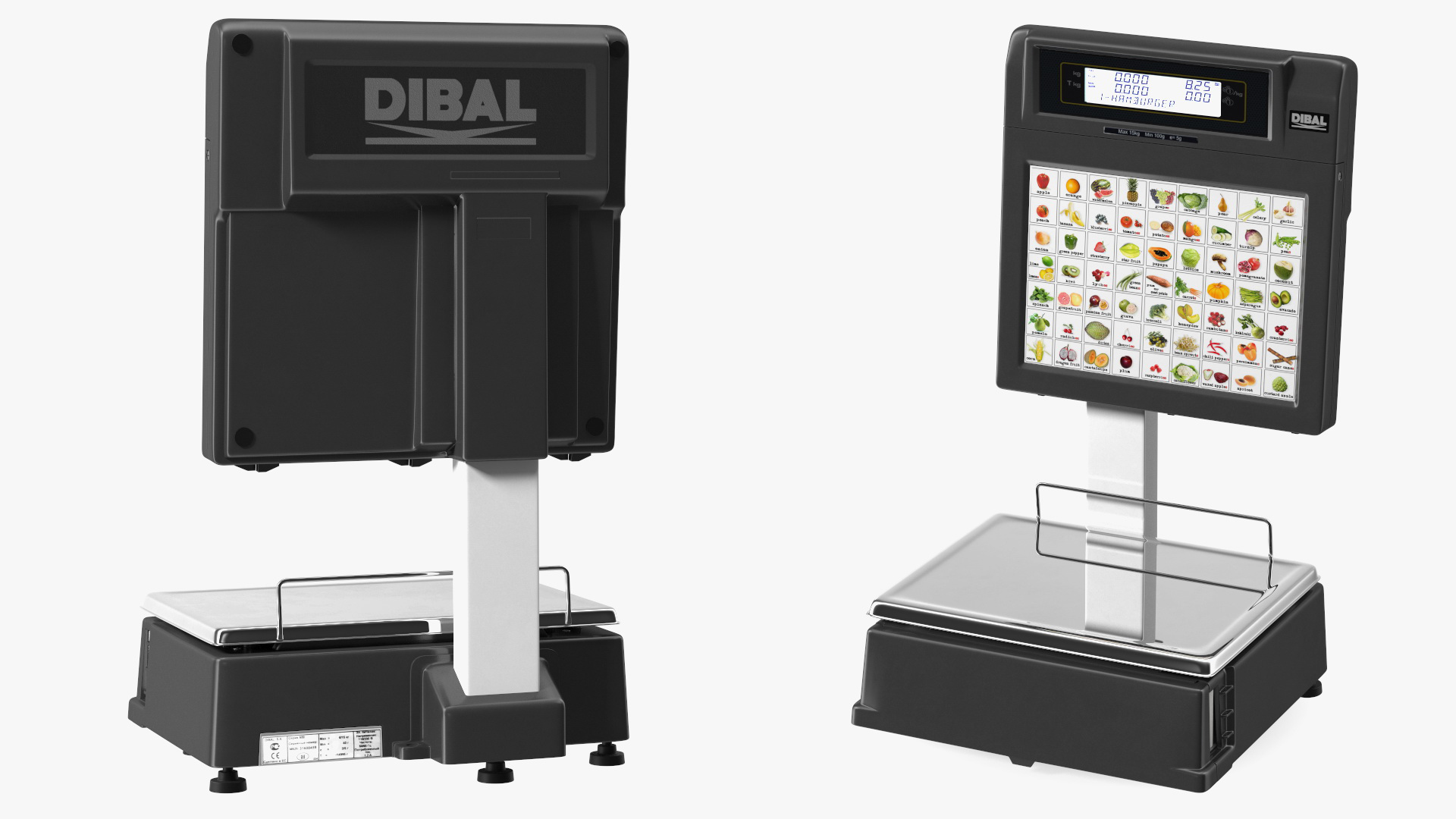 3D model Self-service Scales Tornado with Interactive Scoreboard