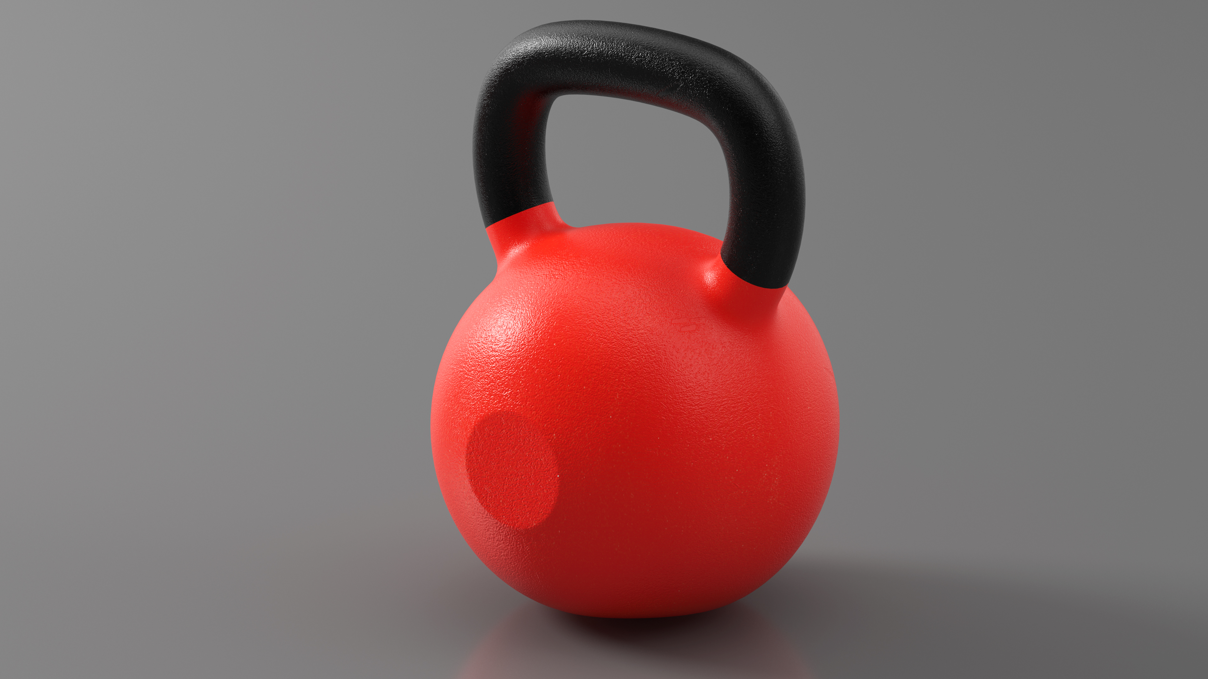 3D Fitness Kettlebell model