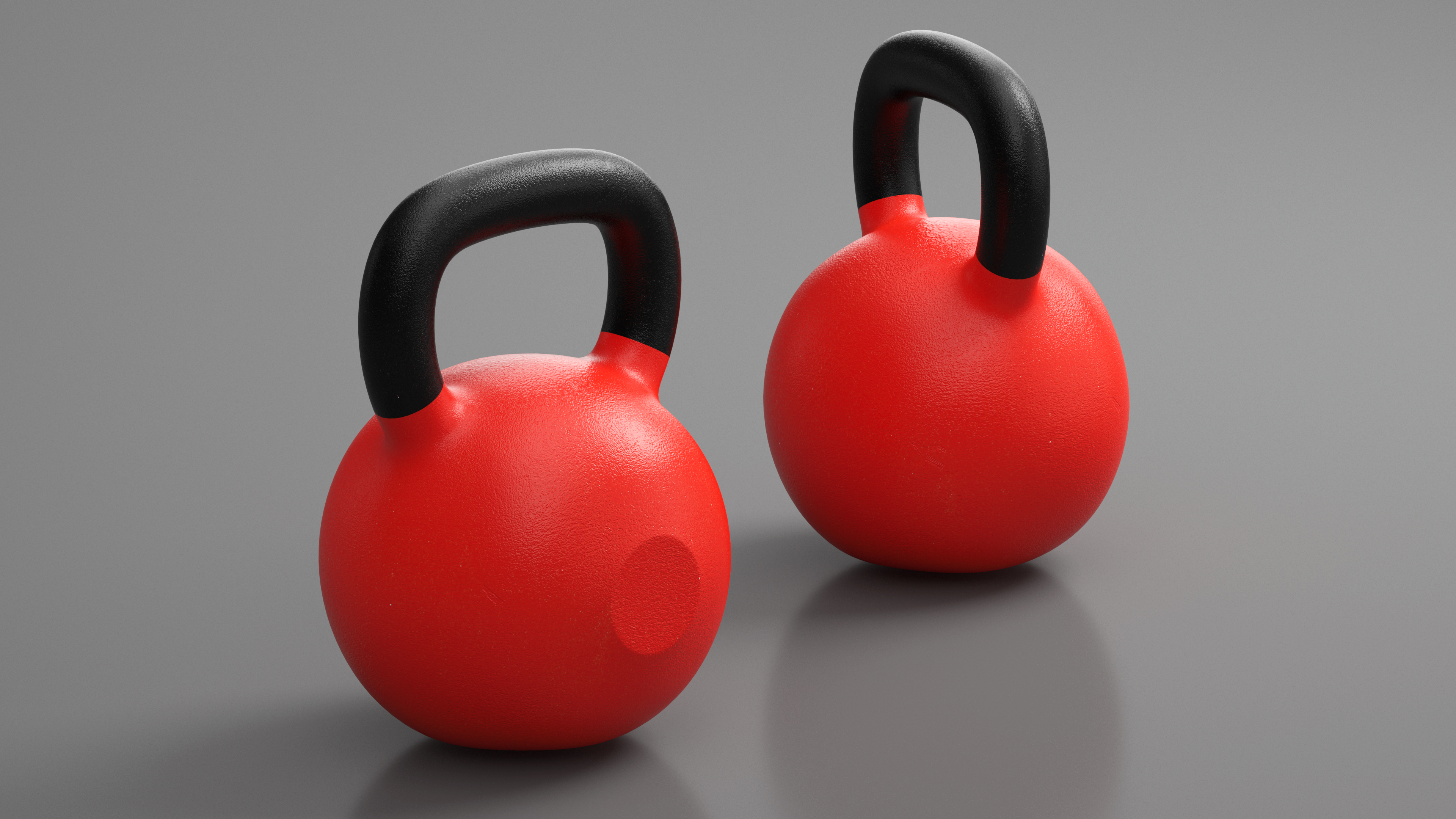 3D Fitness Kettlebell model