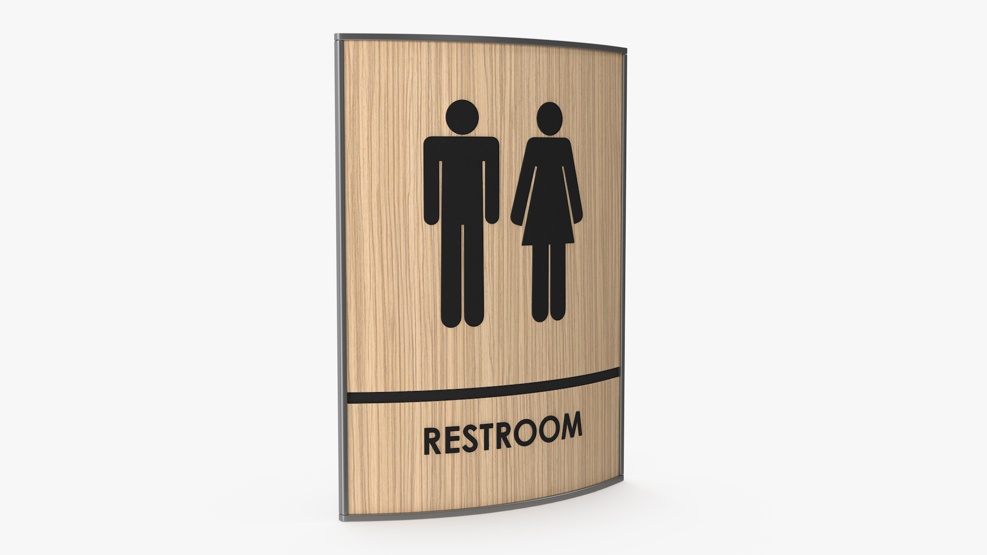 3D model Unisex Restroom Sign