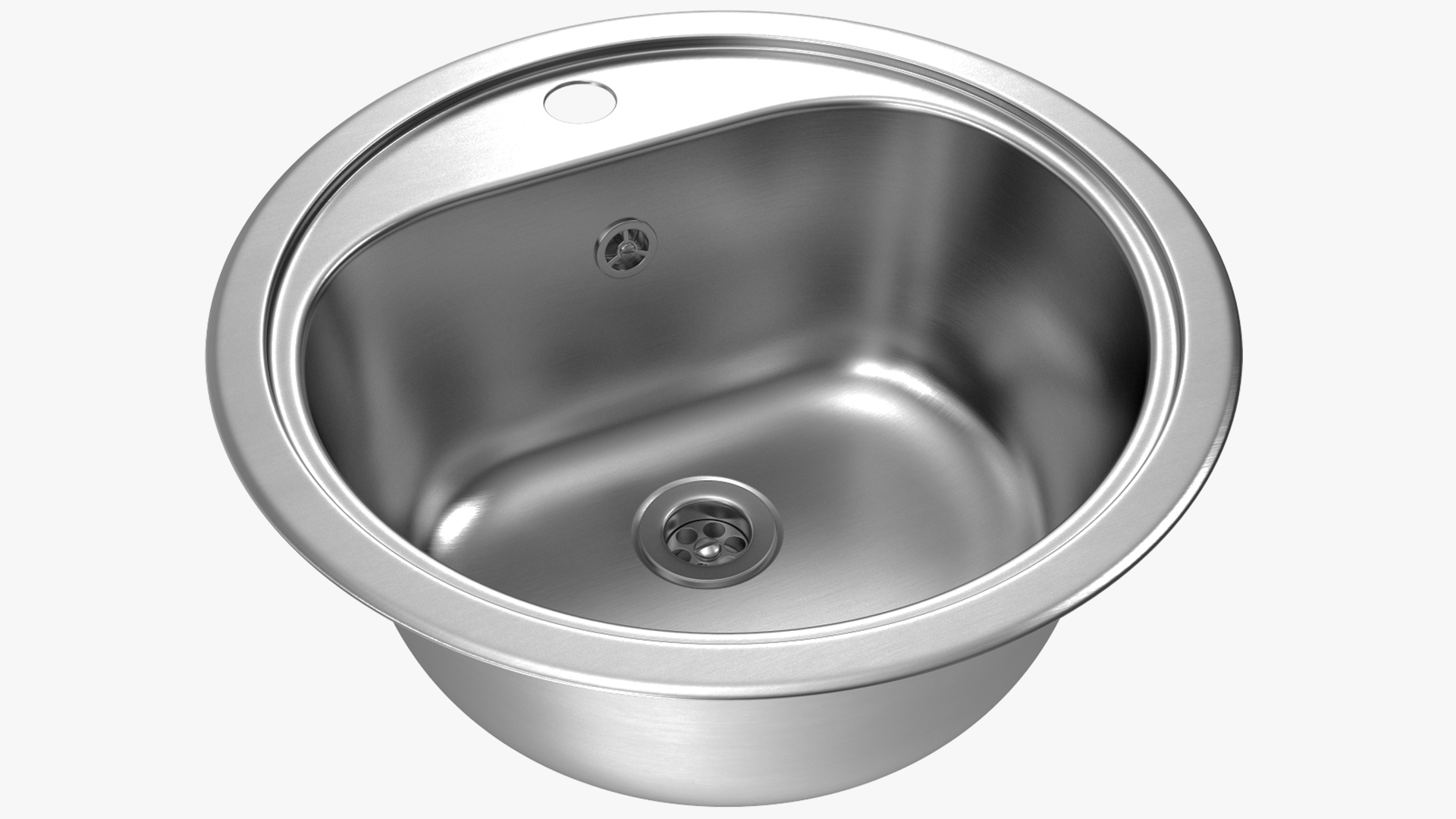 3D Oval Stainless Steel Inset Sink