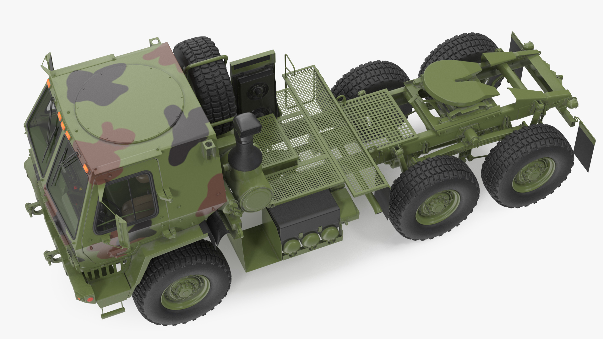 3D Oshkosh FMTV 5 Ton Tractor Camo