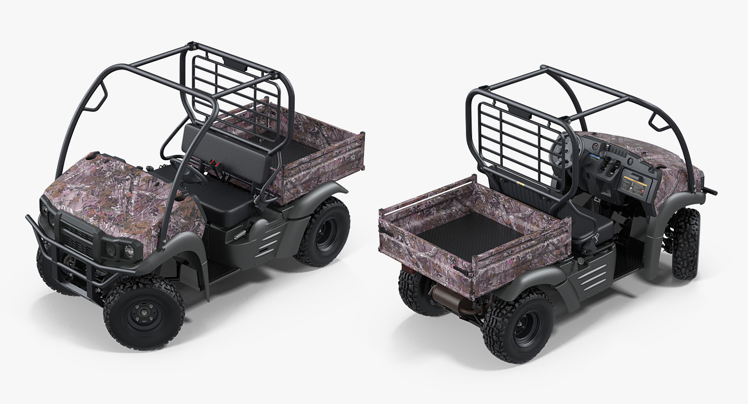 3D Utility Vehicle 4x4 Camo Rigged