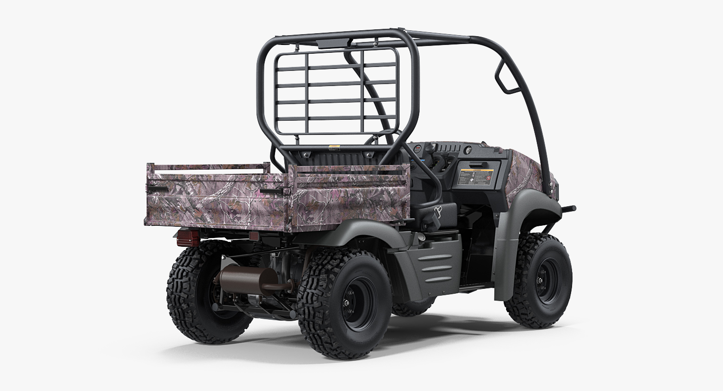 3D Utility Vehicle 4x4 Camo Rigged