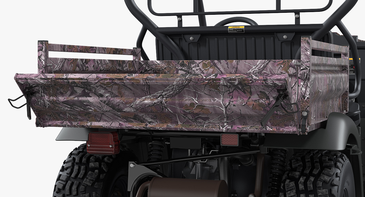 3D Utility Vehicle 4x4 Camo Rigged