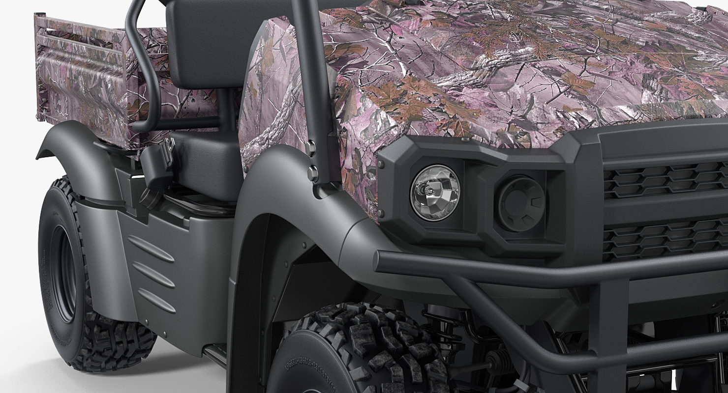 3D Utility Vehicle 4x4 Camo Rigged