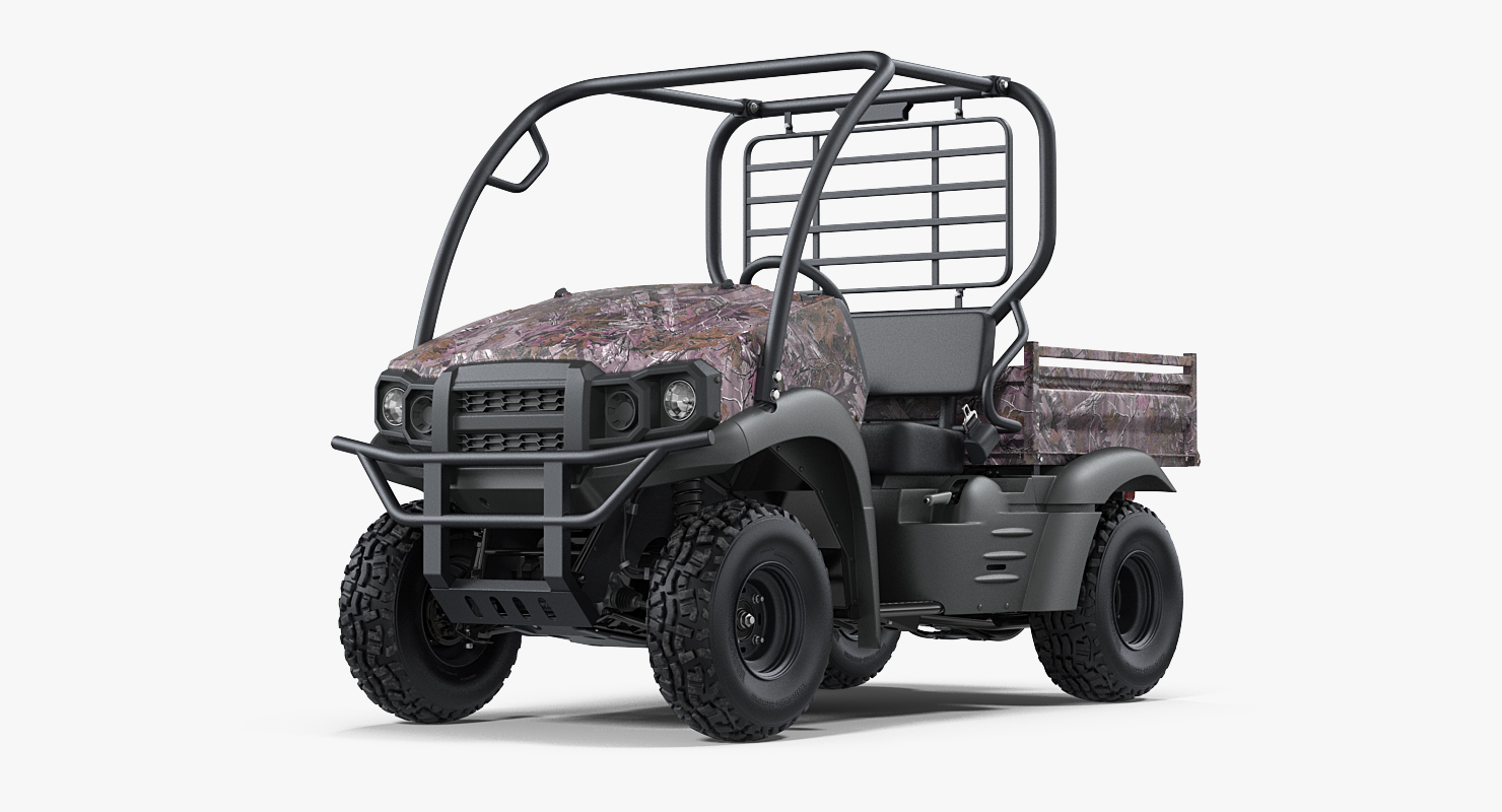 3D Utility Vehicle 4x4 Camo Rigged