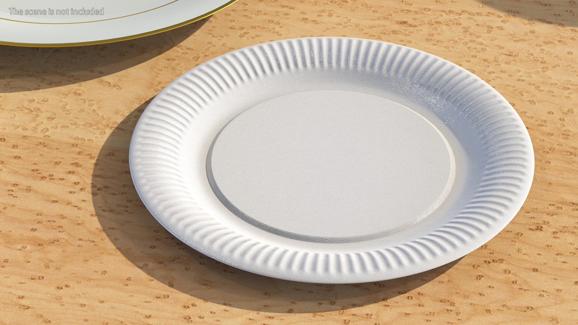 3D model Styrofoam Plate