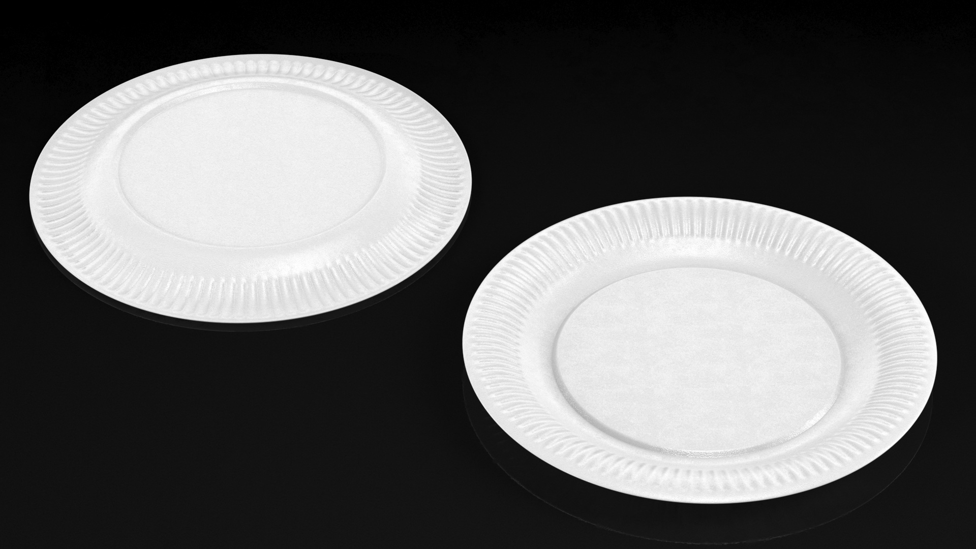 3D model Styrofoam Plate