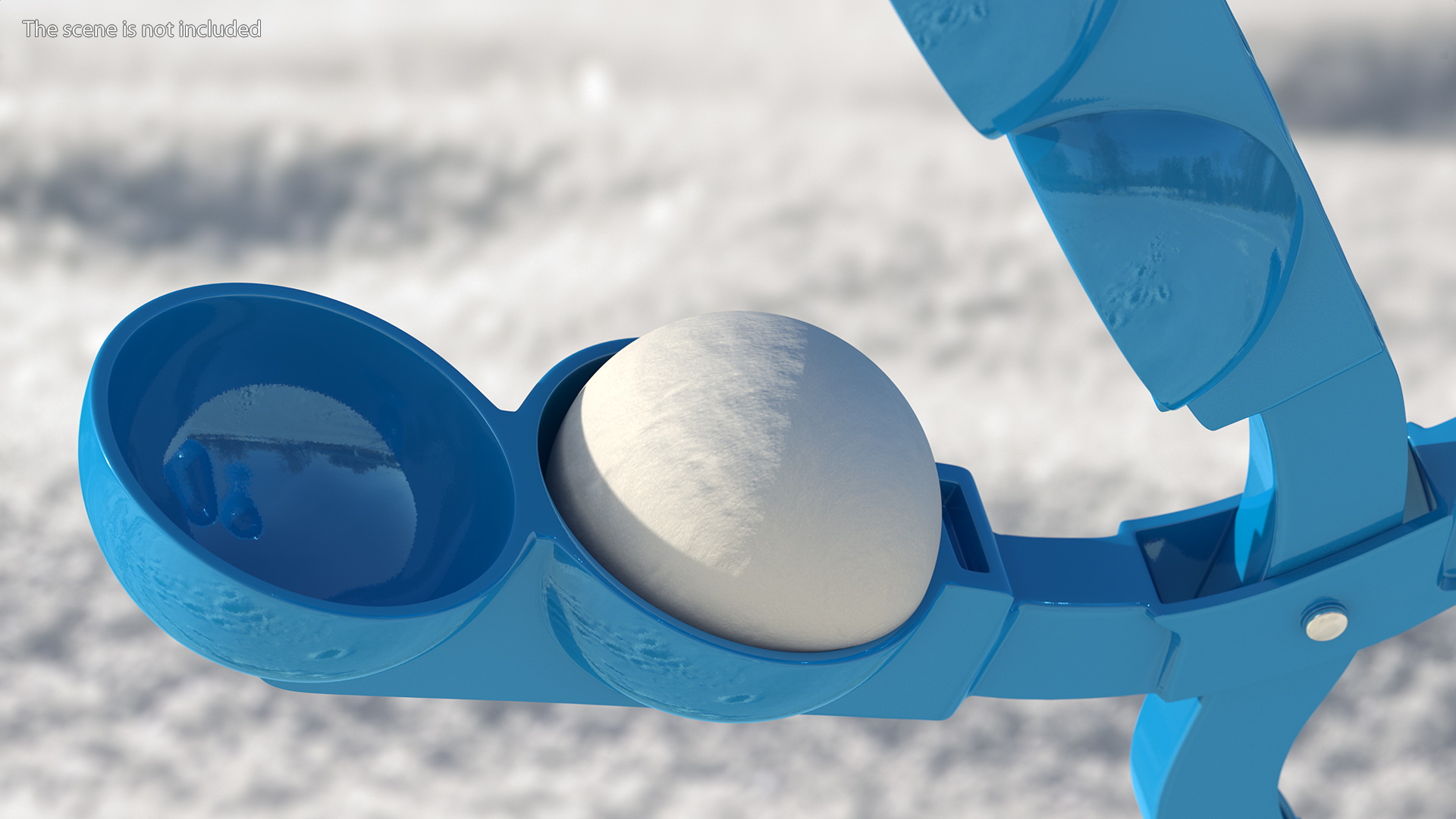 3D model Double Snowball Maker Clip with Snowball