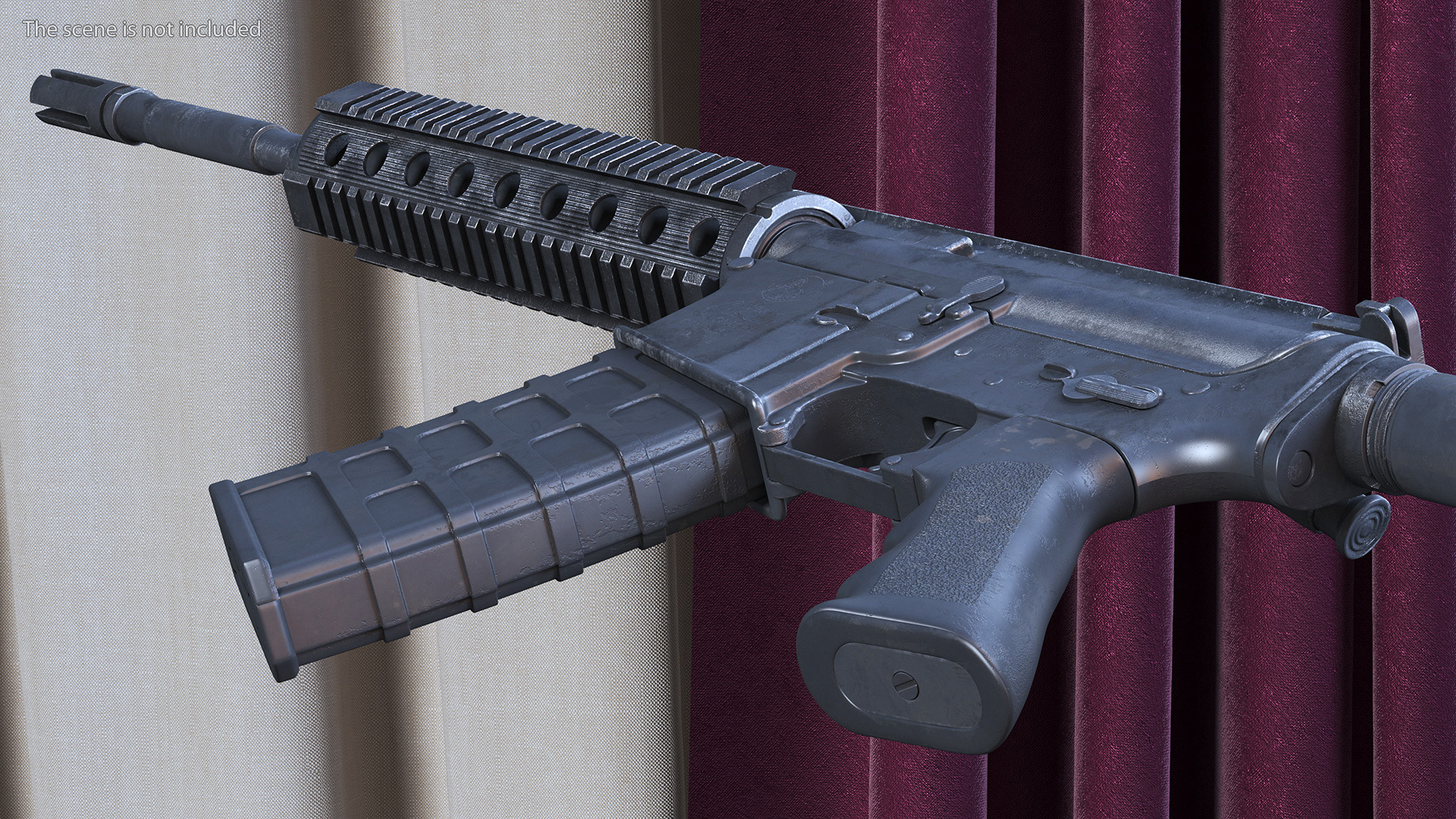 3D model AR-15 Tactical Rifle