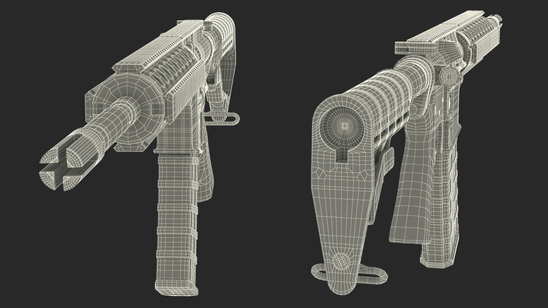 3D model AR-15 Tactical Rifle