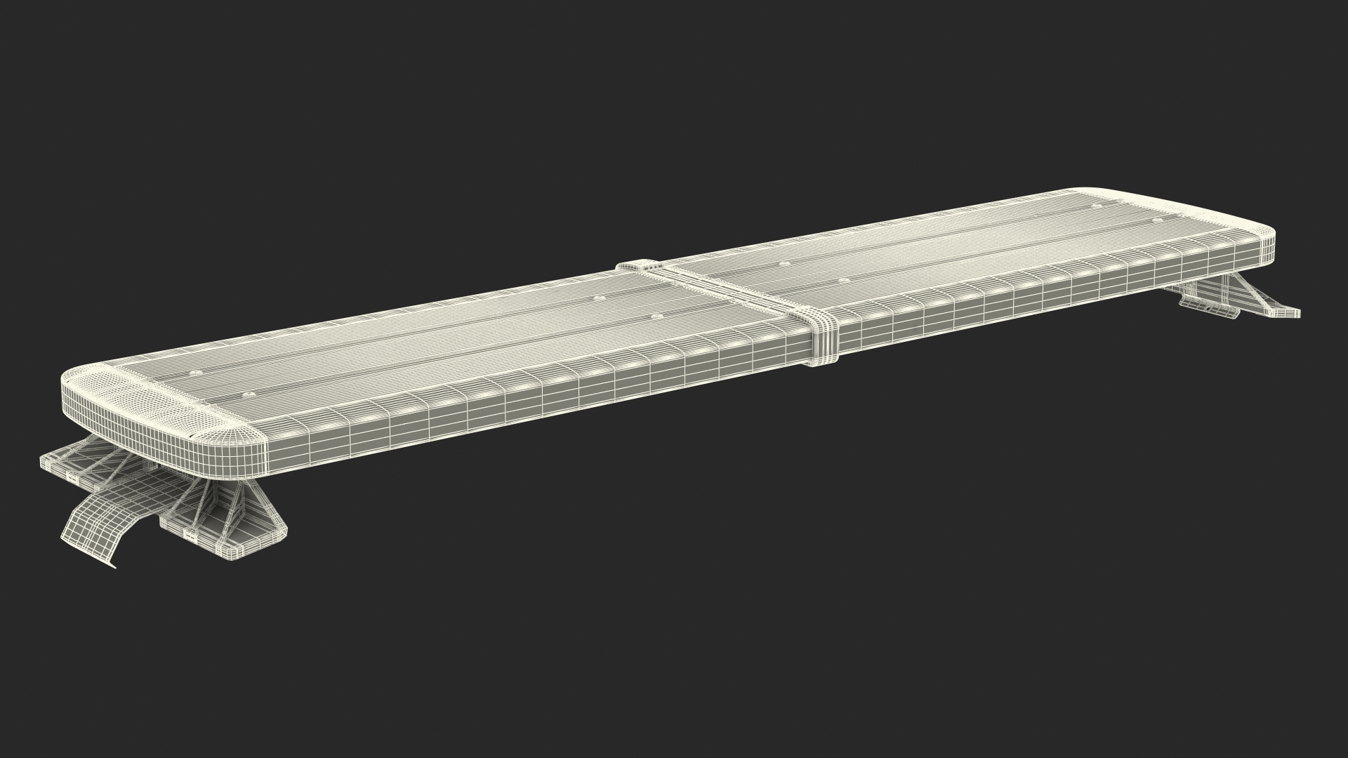 3D Led Light Bar model