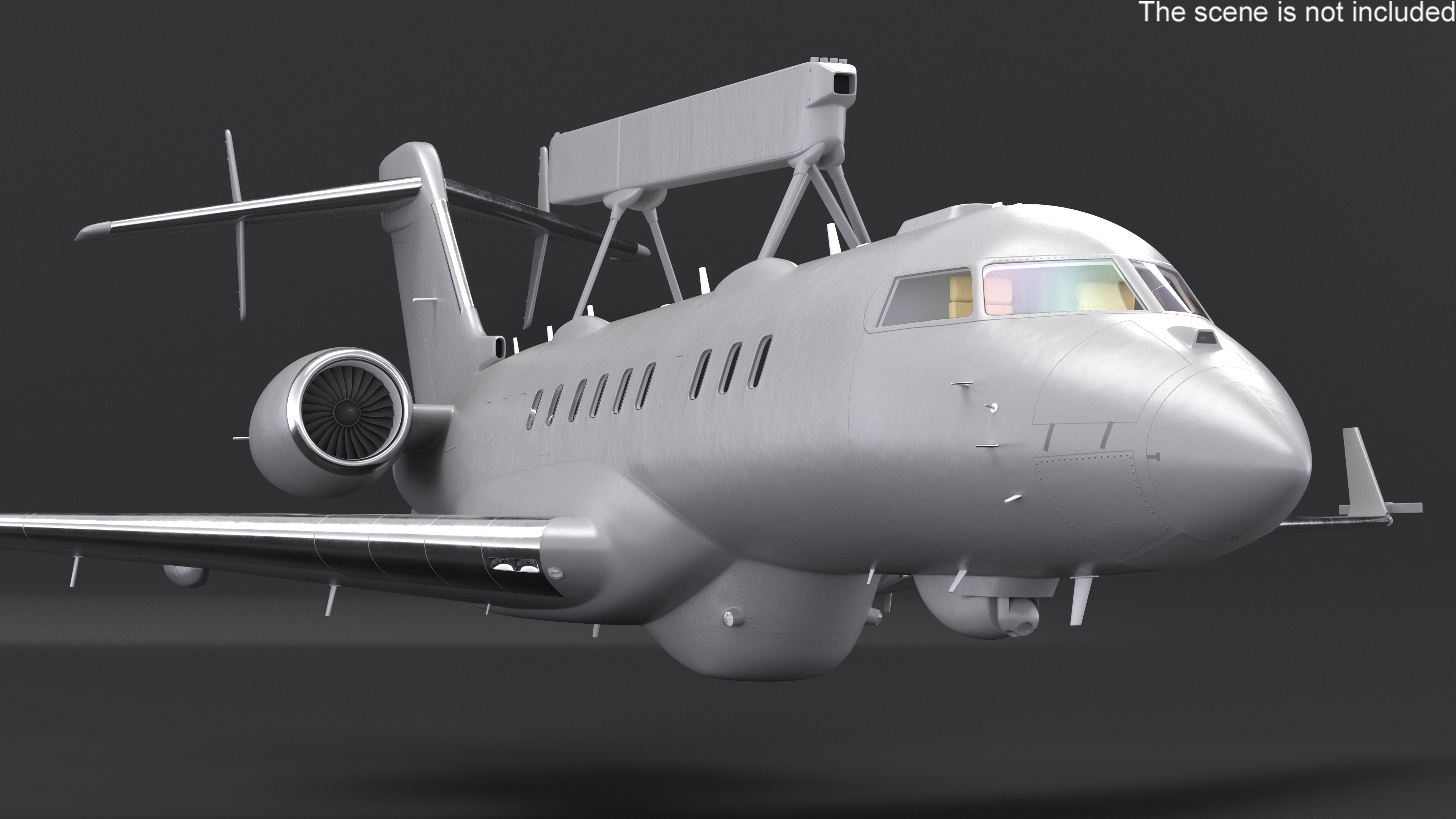 Airborne Early Warning in Flight 3D