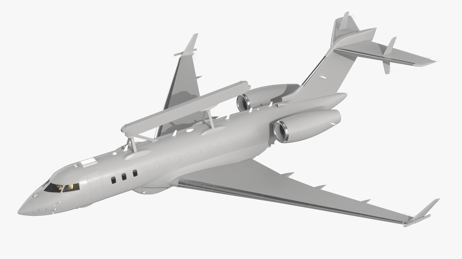 Airborne Early Warning in Flight 3D