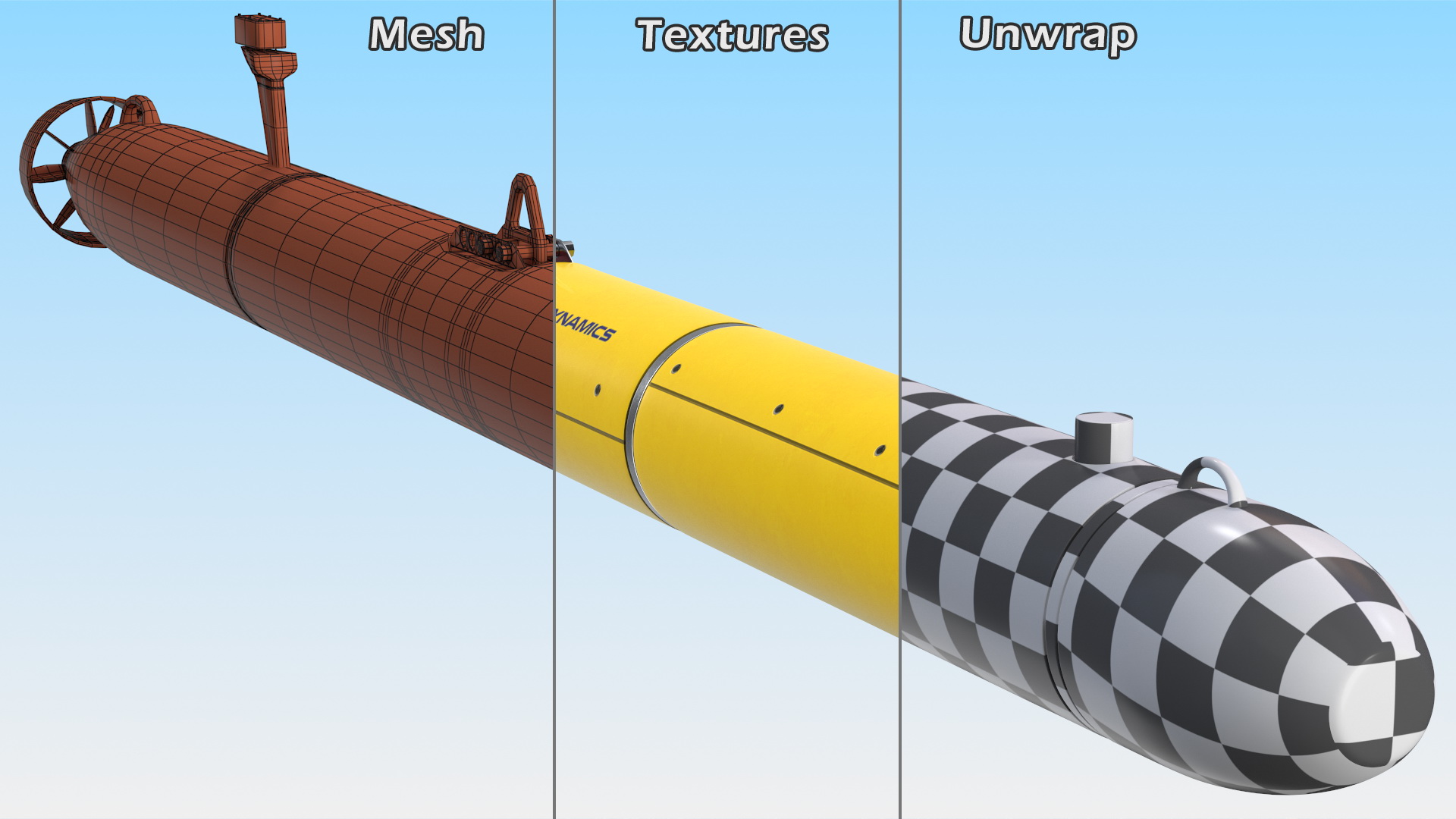 3D Bluefin UUV