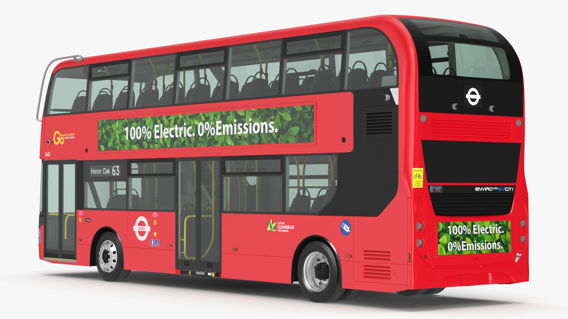 Alexander Dennis BYD 500 Electric Bus 3D