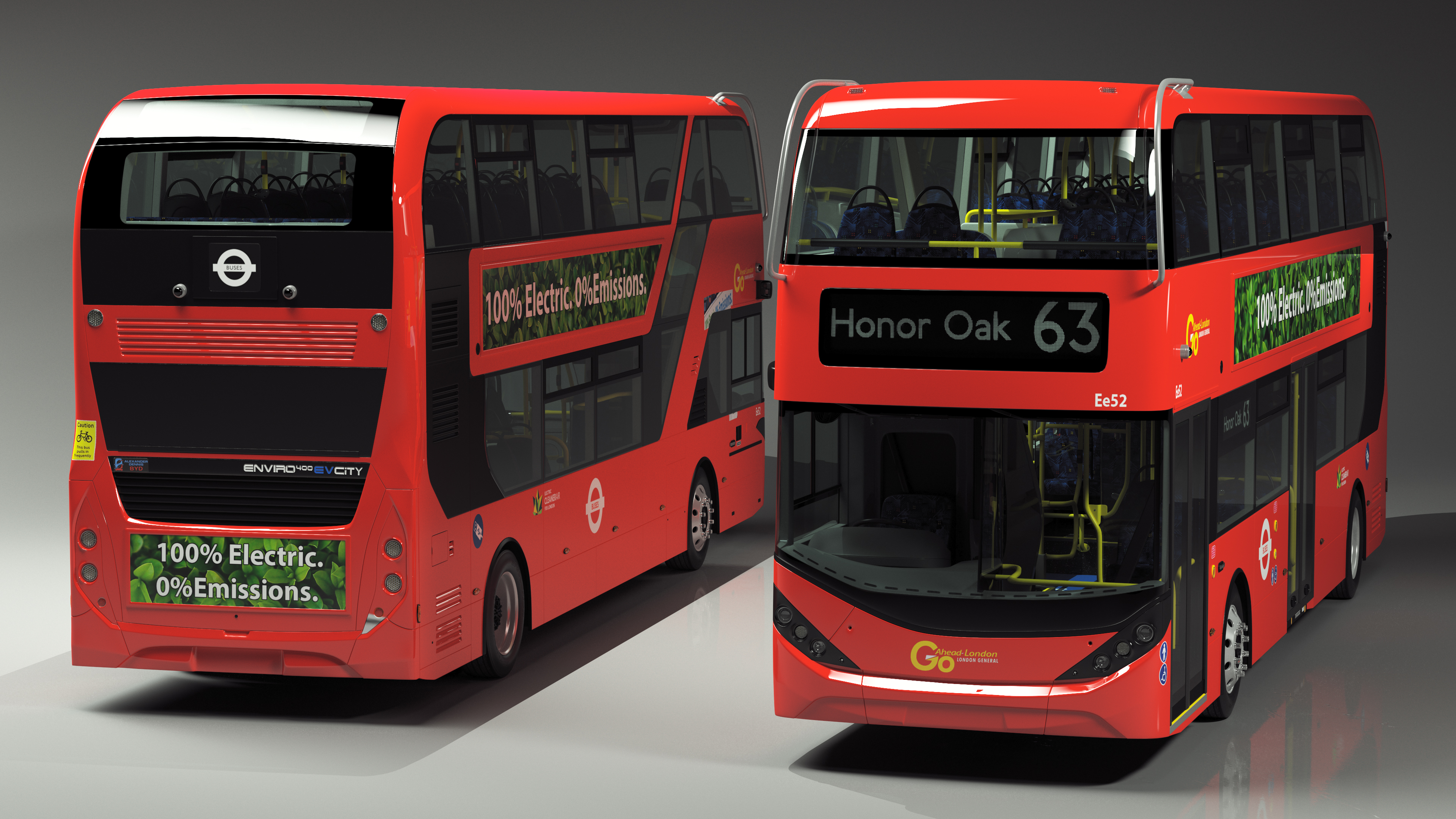 Alexander Dennis BYD 500 Electric Bus 3D