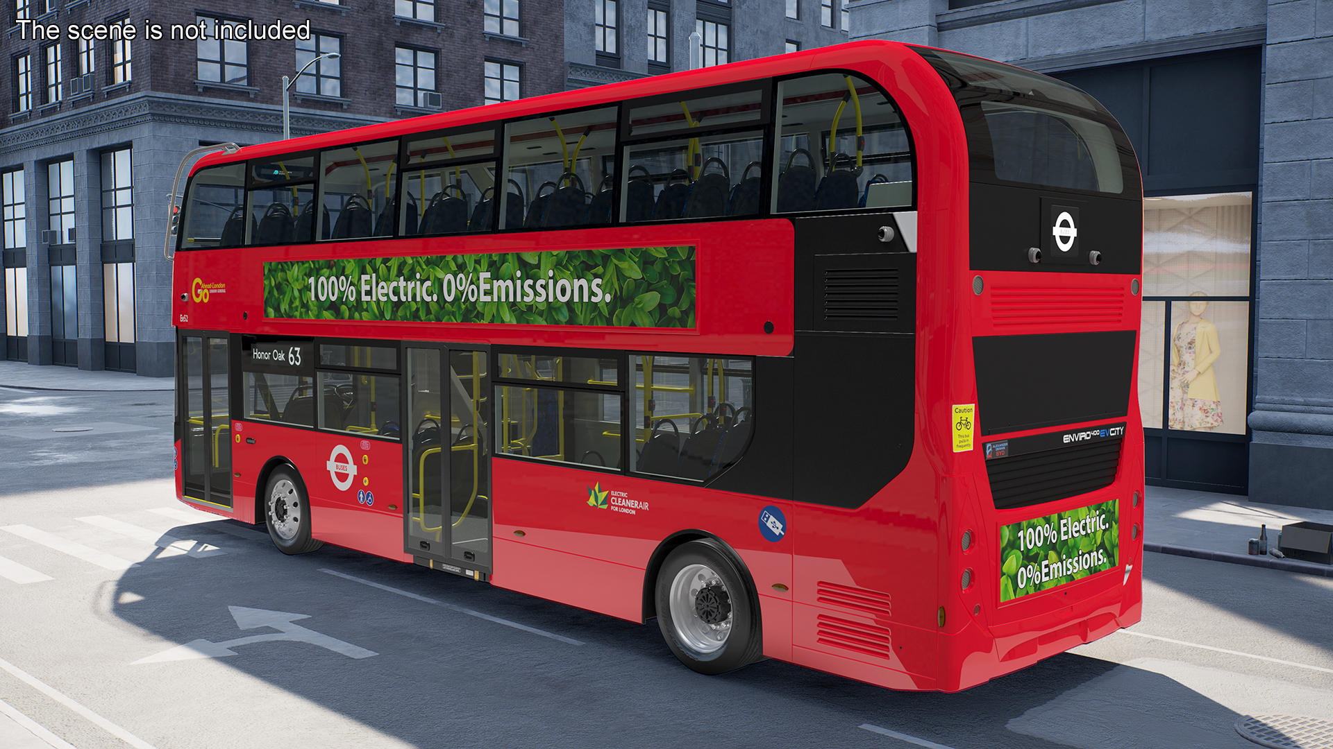 Alexander Dennis BYD 500 Electric Bus 3D