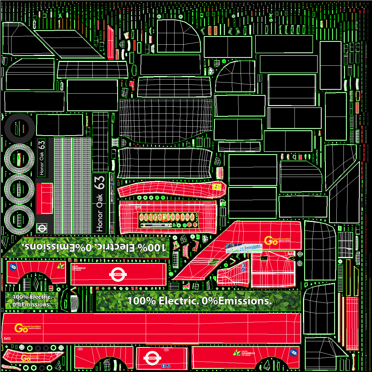 Alexander Dennis BYD 500 Electric Bus 3D