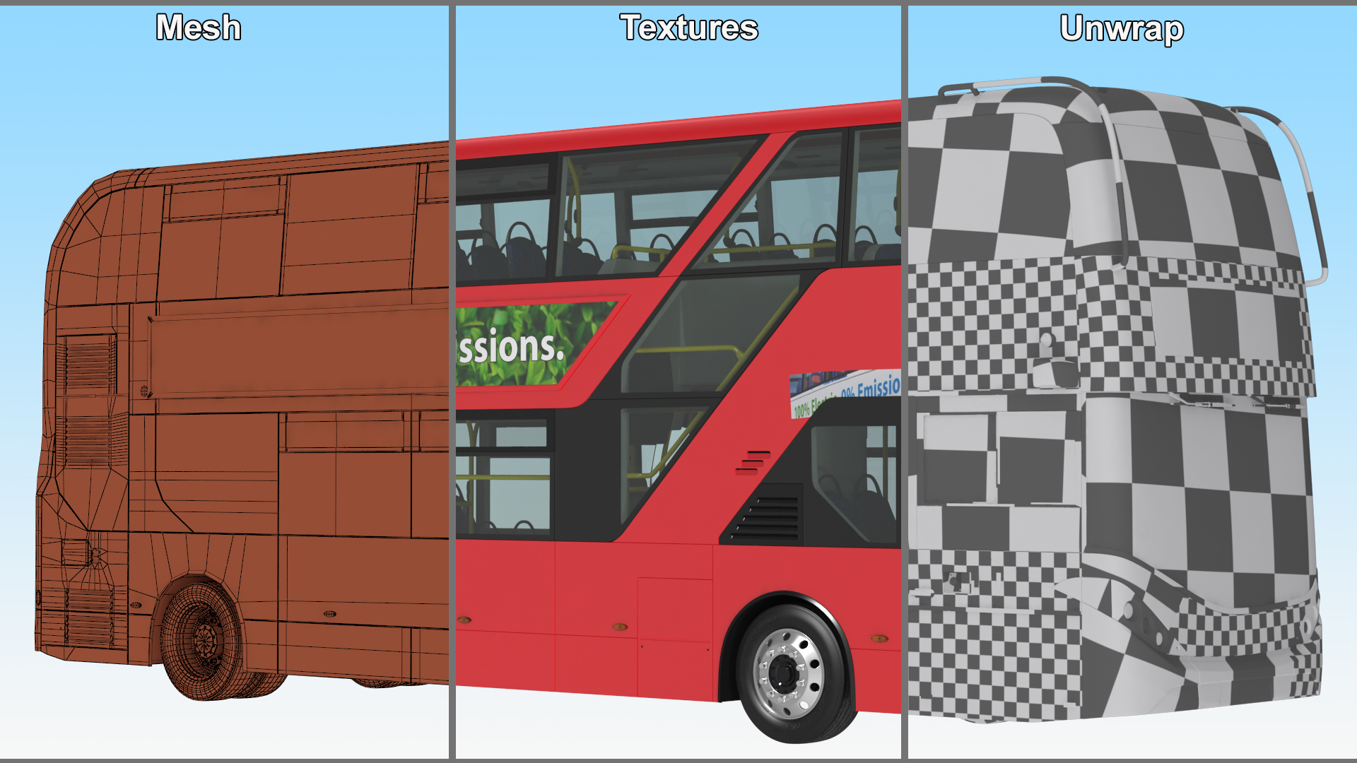 Alexander Dennis BYD 500 Electric Bus 3D