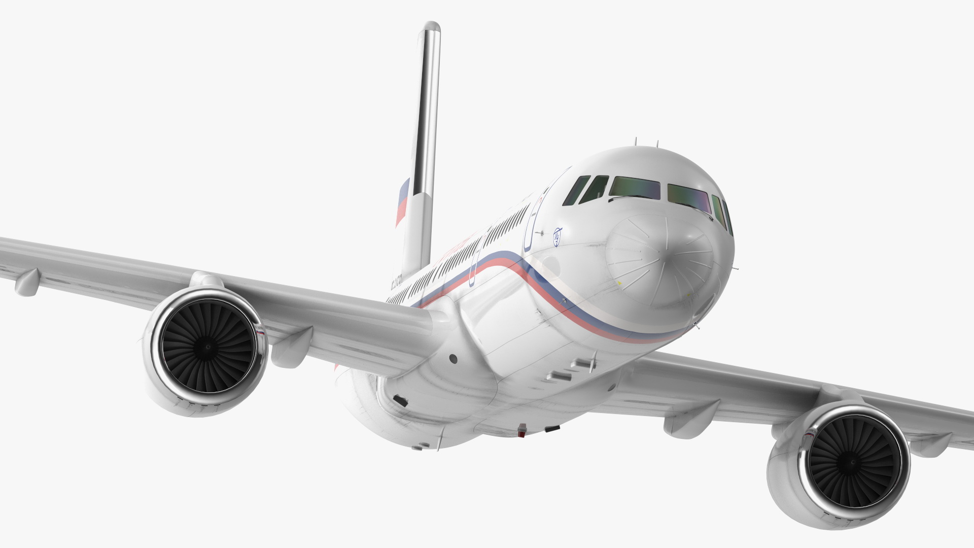 Tupolev Tu-214 Russian Government Airliner Flight 3D model