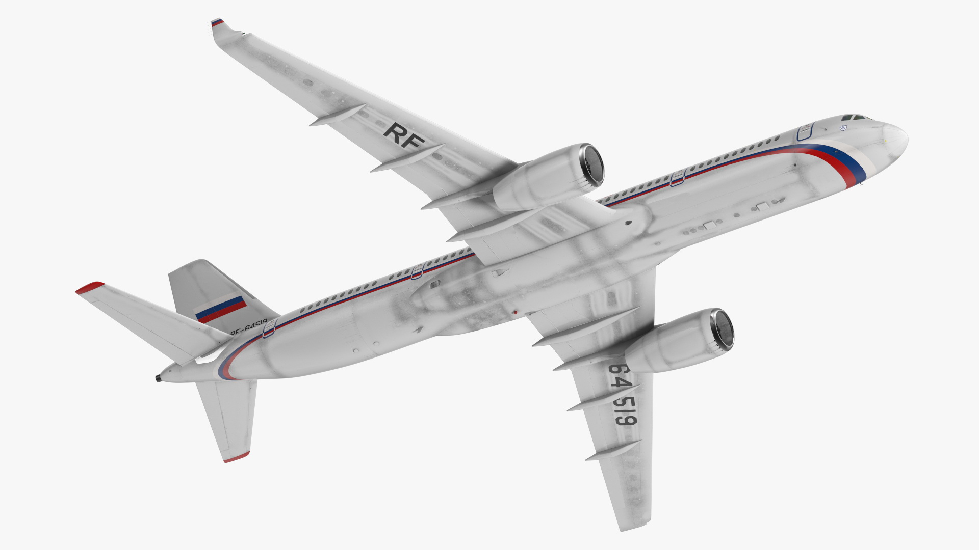 Tupolev Tu-214 Russian Government Airliner Flight 3D model