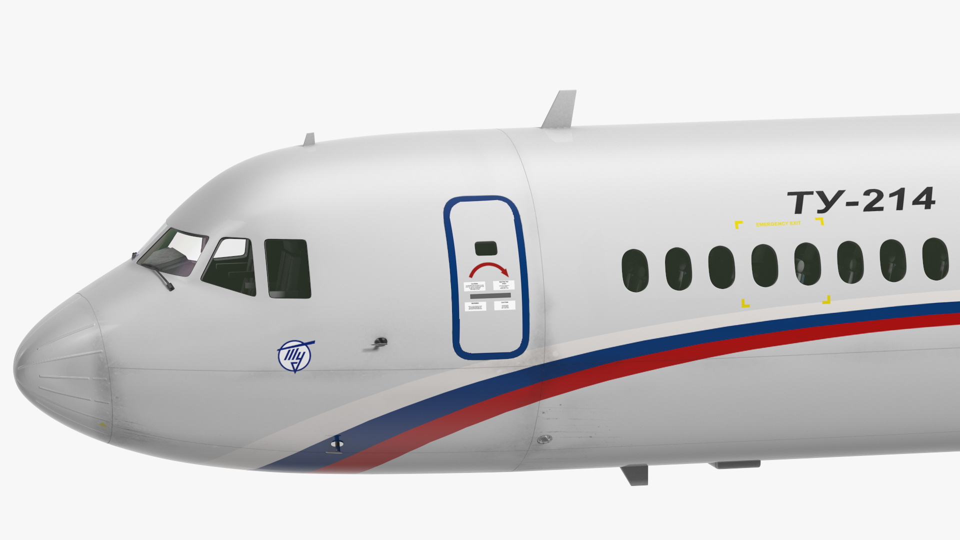 Tupolev Tu-214 Russian Government Airliner Flight 3D model