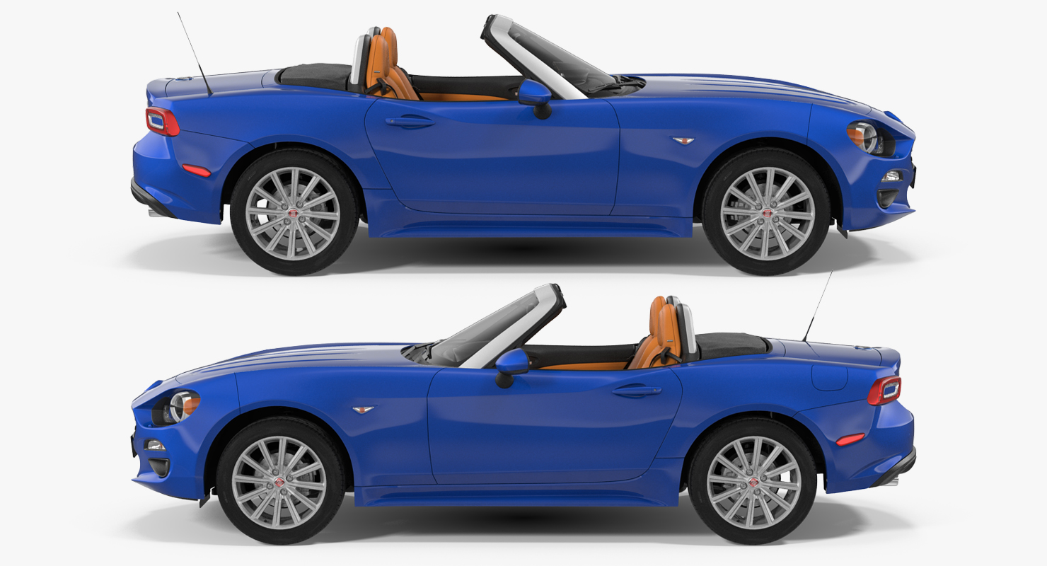 3D model Fiat 124 Spider 2017