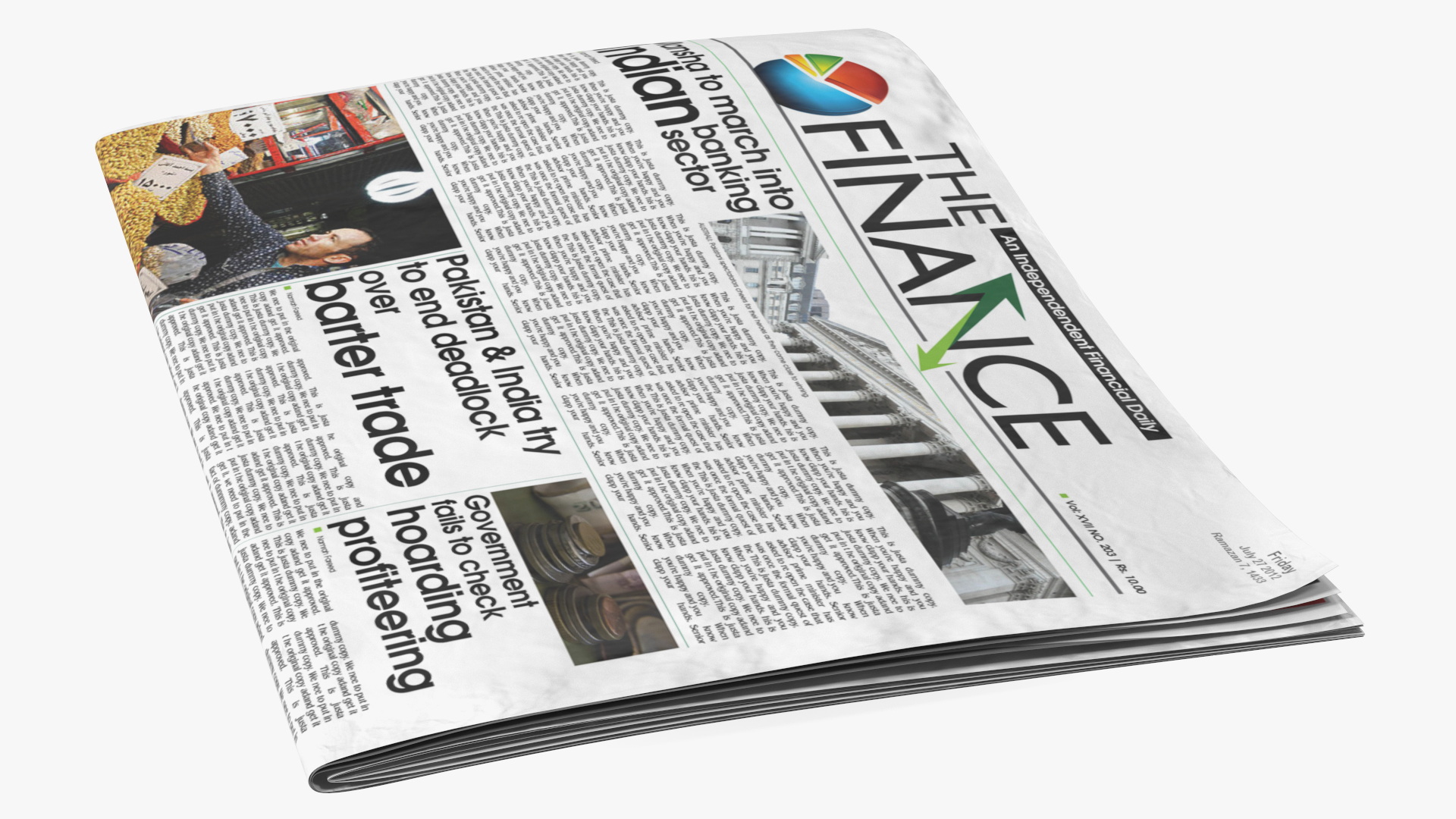 3D model Daily Newspaper