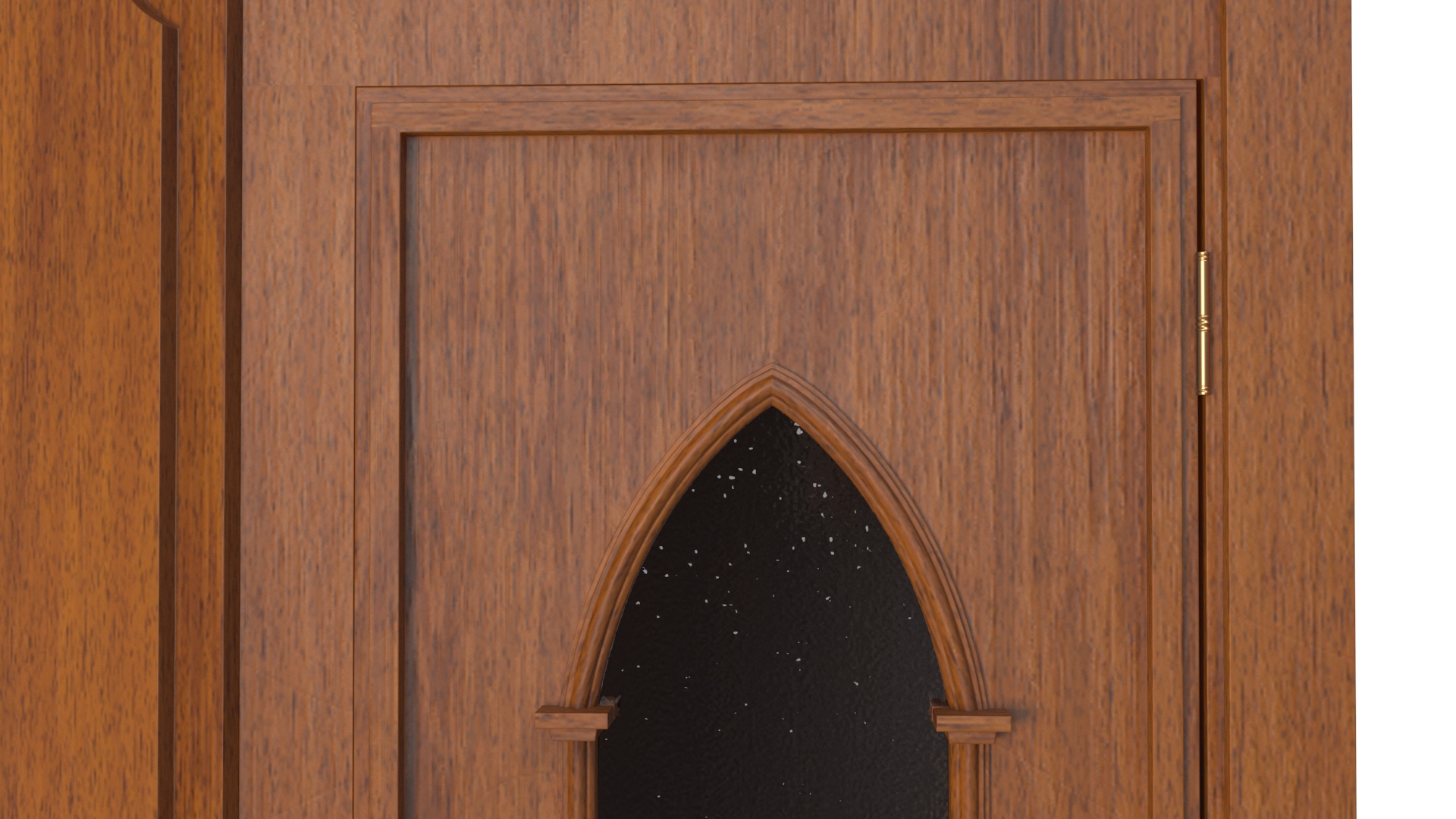 3D model Wooden Confessional Booth