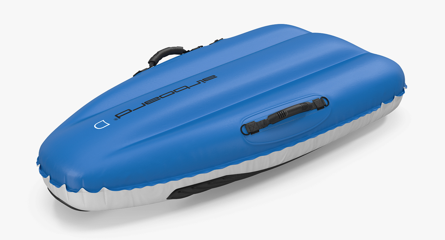 3D model Airboard Classic 130 Sled Blue