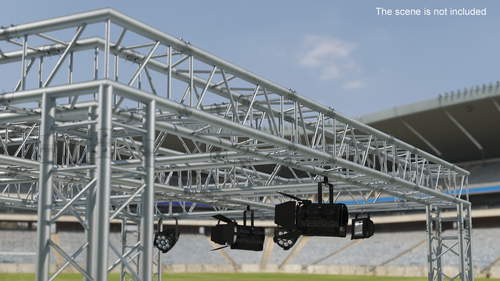 3D Studio Truss Modular Light System model