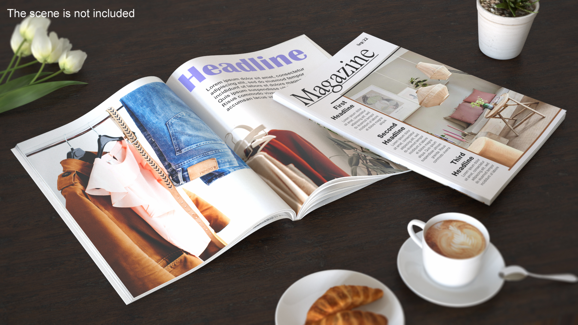 3D Magazines Mockup