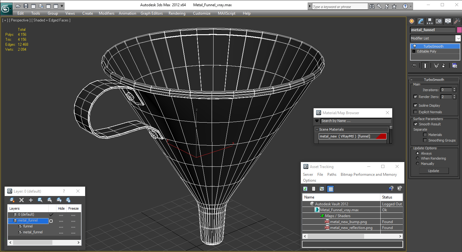 Metal Funnel 3D