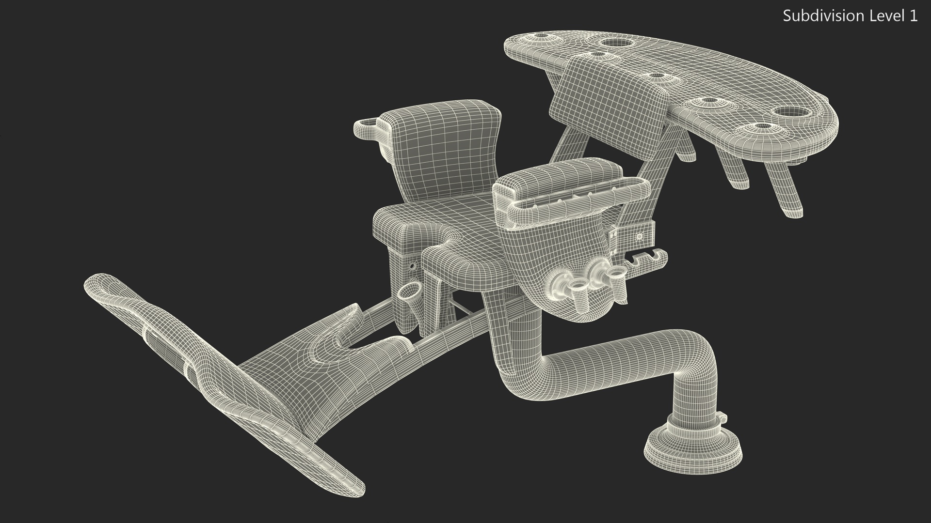 Fishing Fighting Chair 3D