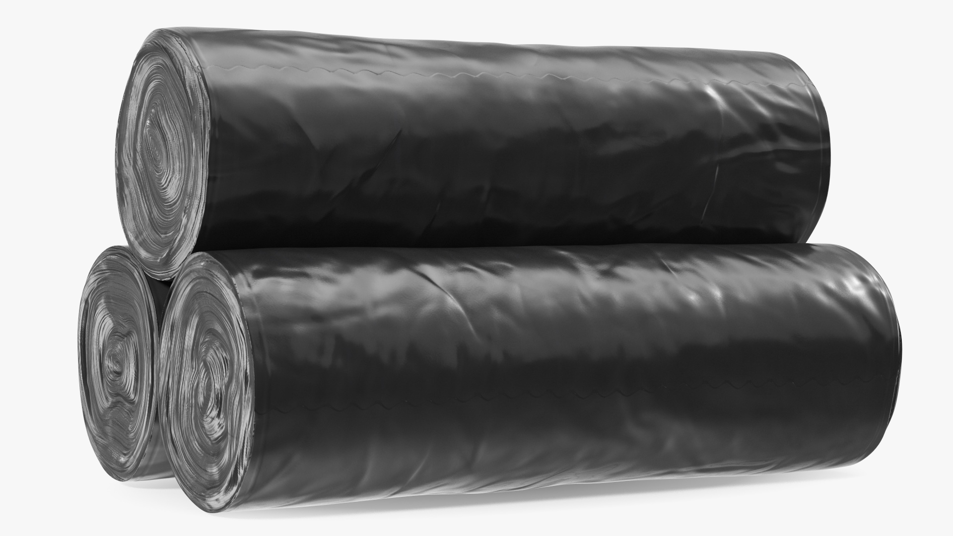 3D model Plastic Garbage Bag Rolls