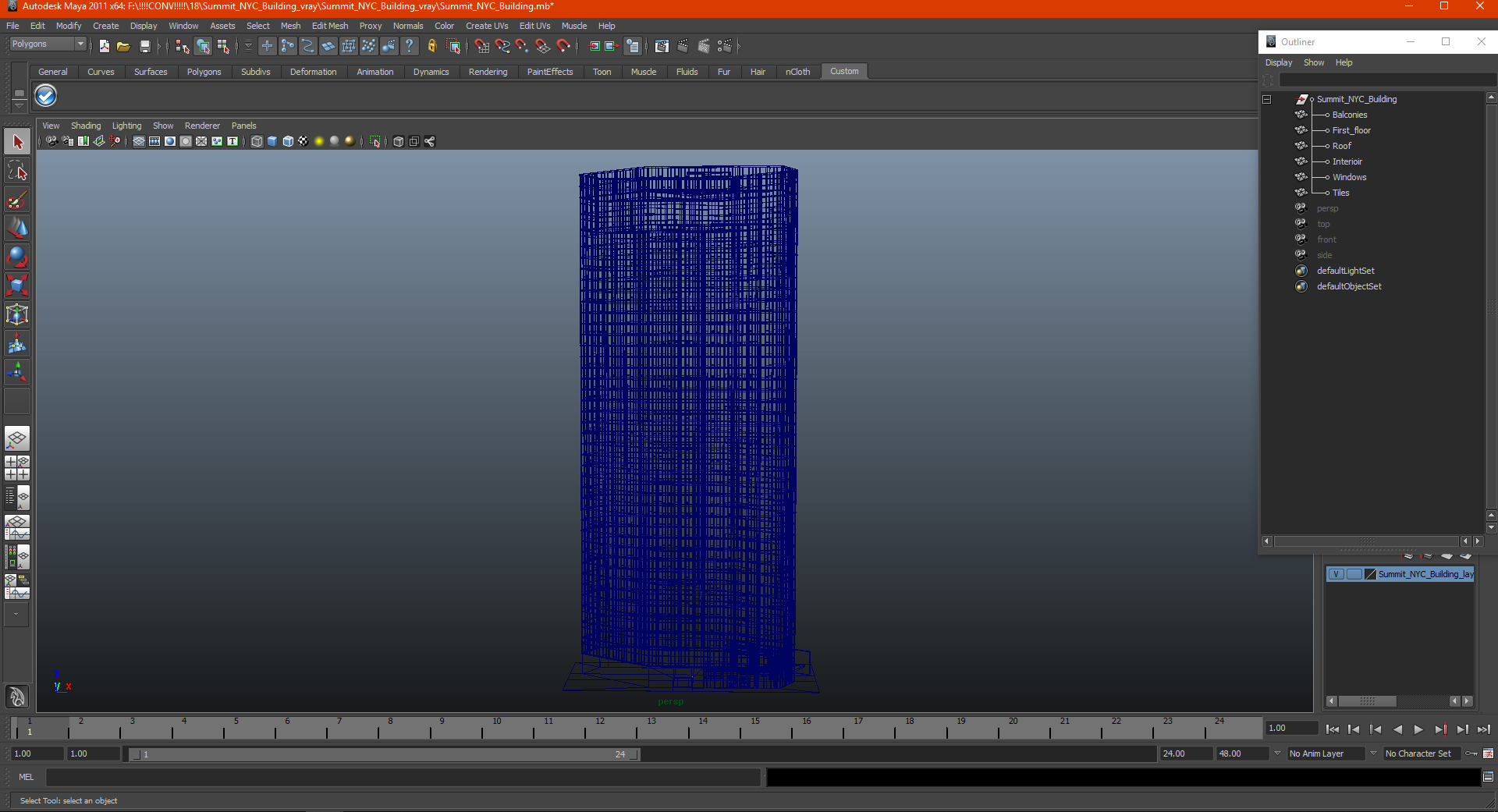 Summit NYC Building 3D model