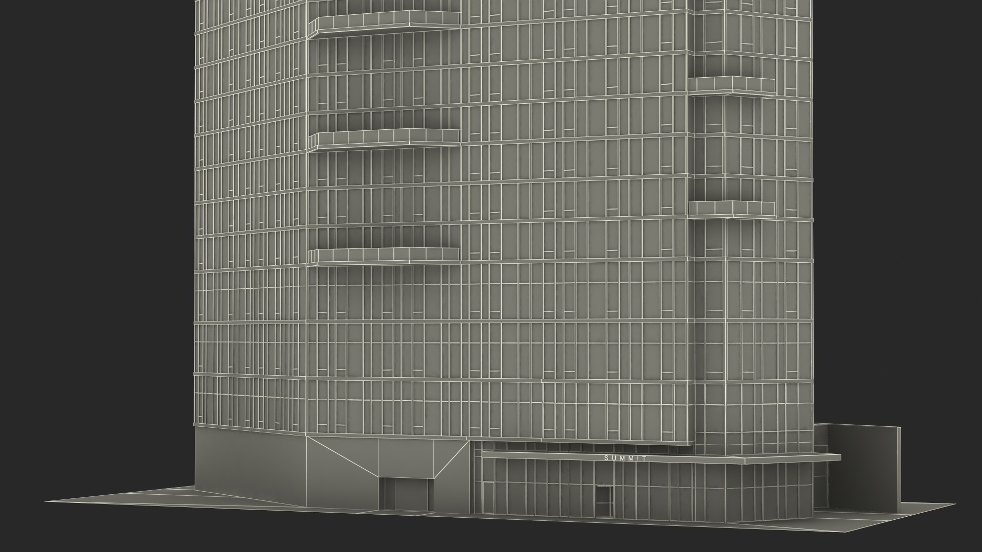 Summit NYC Building 3D model