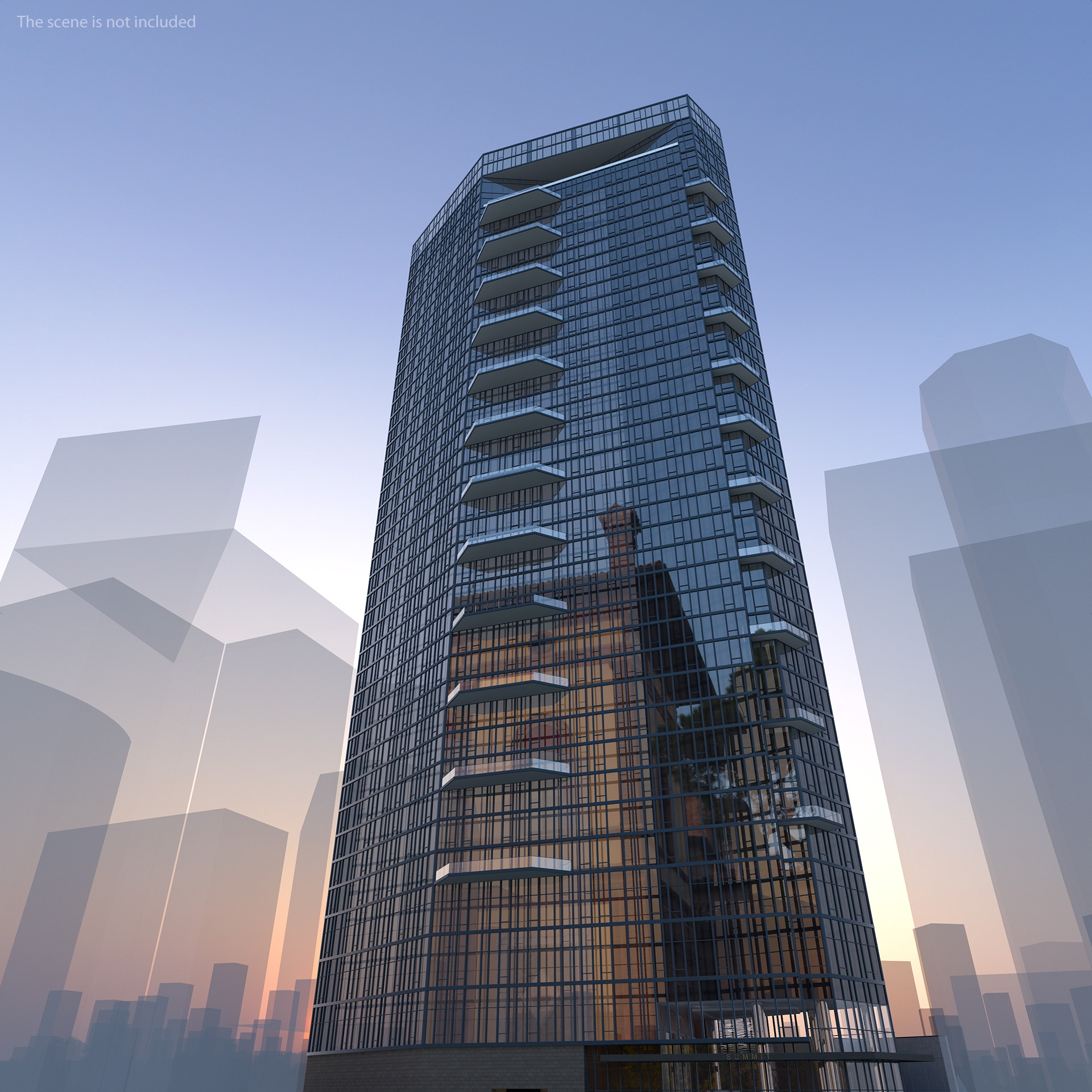 Summit NYC Building 3D model