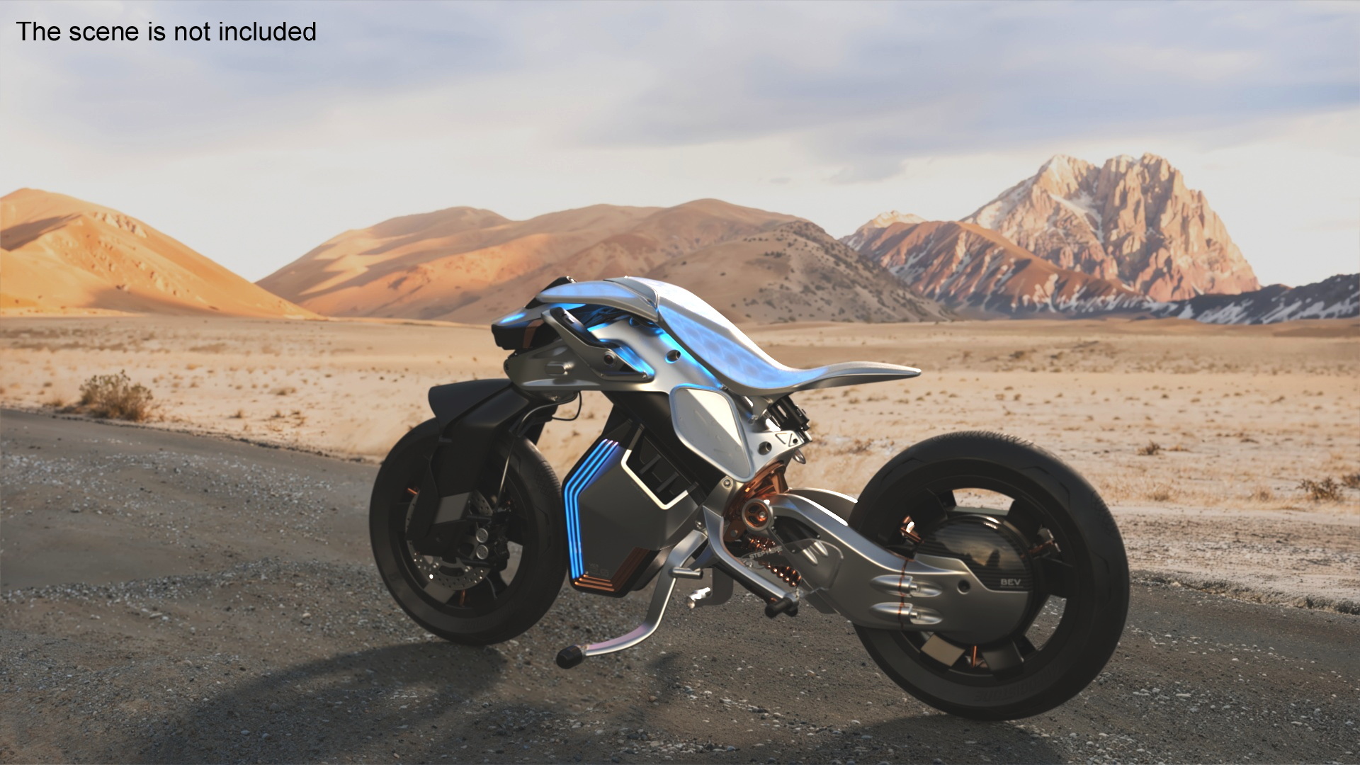 3D Yamaha MOTOROiD 2 Motorcycle model