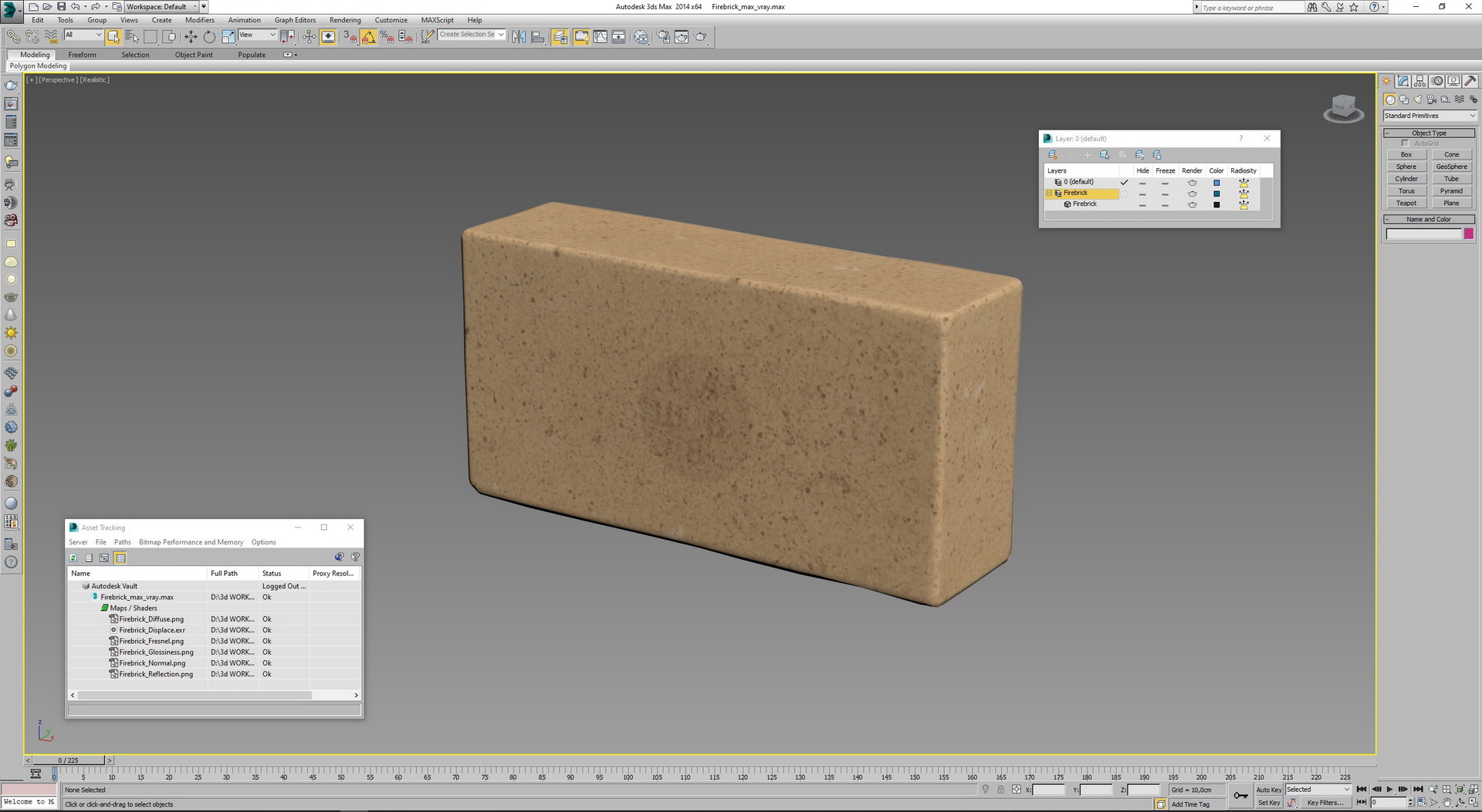 Firebrick 3D model